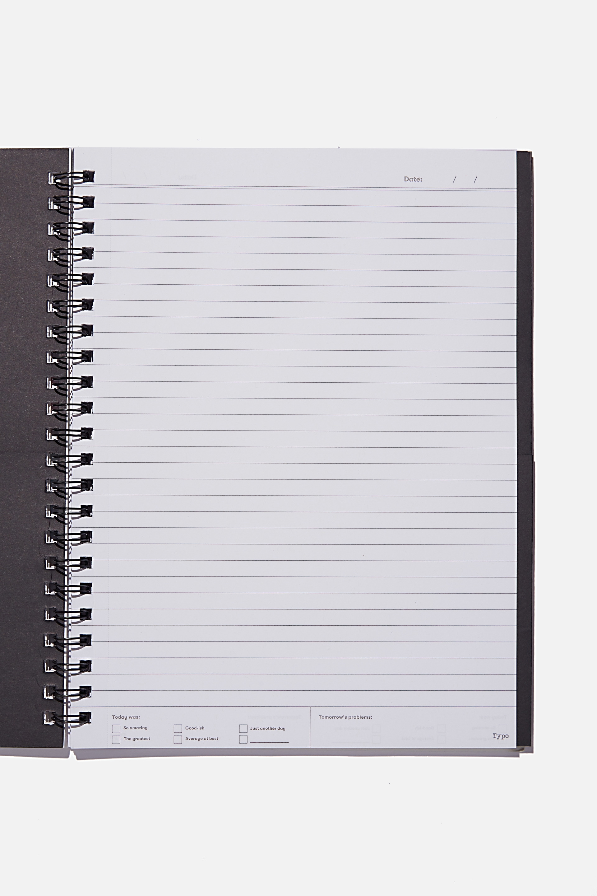 Typo Unisex A4 Campus Notebook Grid Internal Recycled  In  Blue 