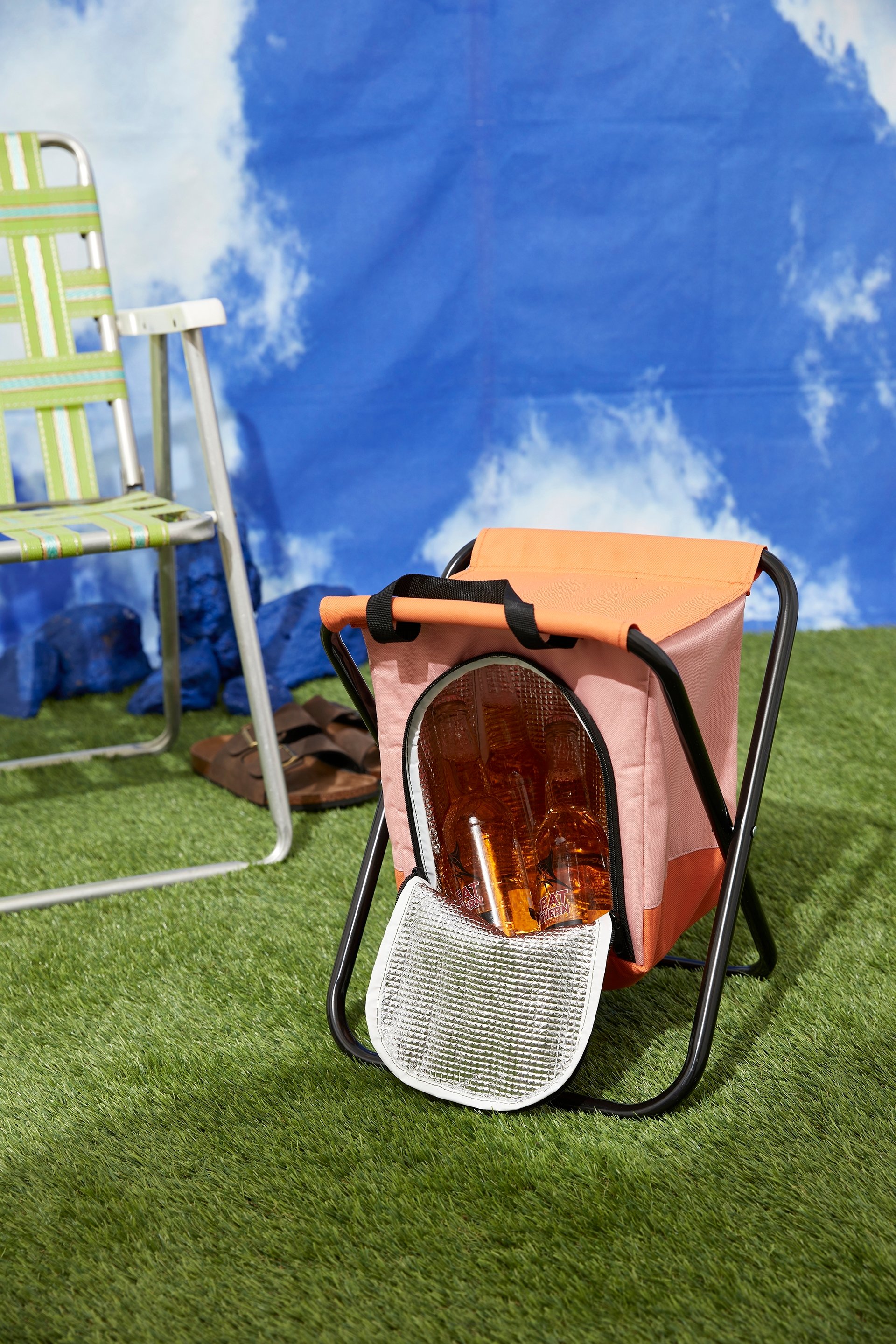 avalanche foldable cooler chair