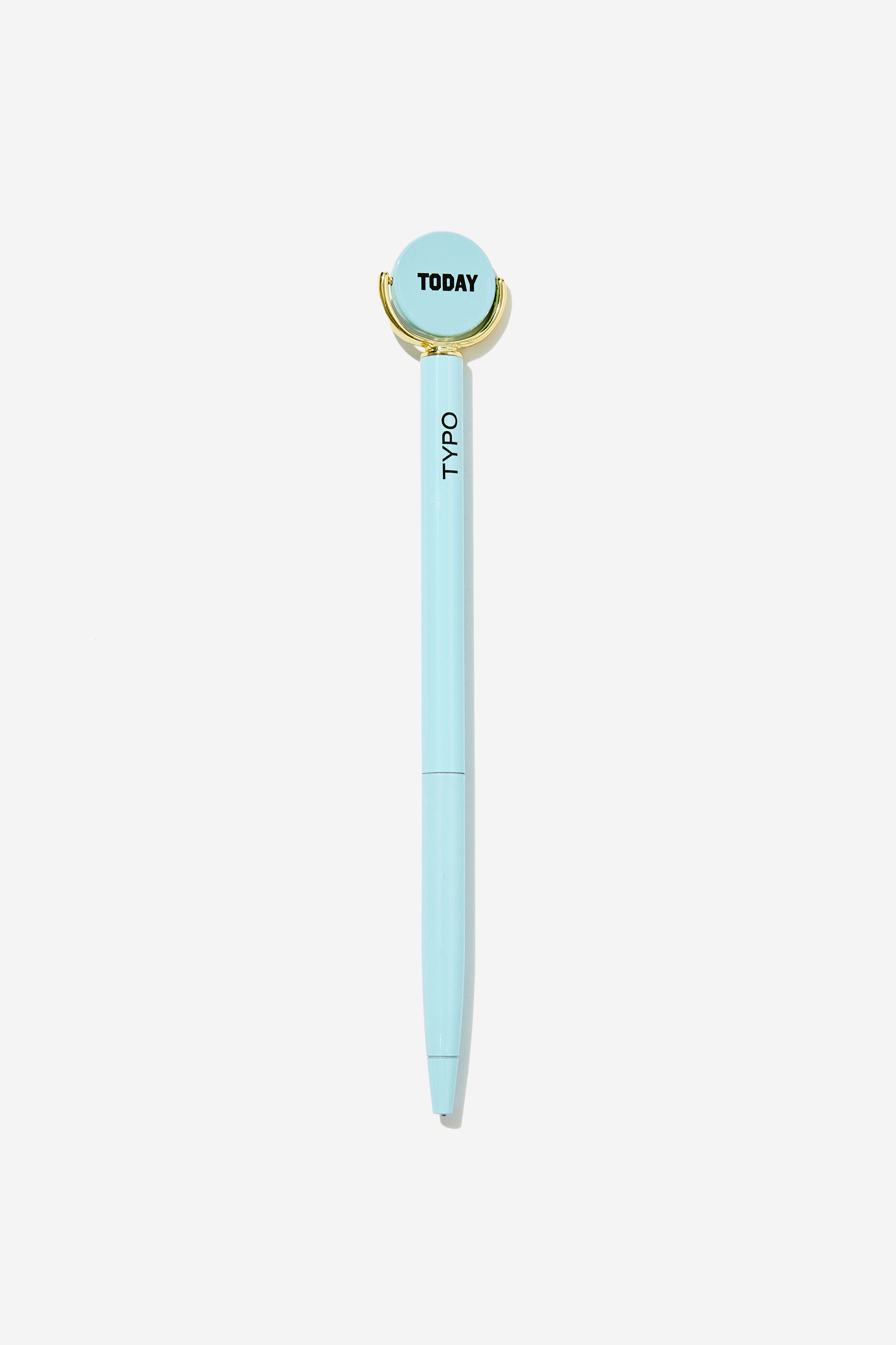Typo - Spin Top Pen - Blue today tomorrow