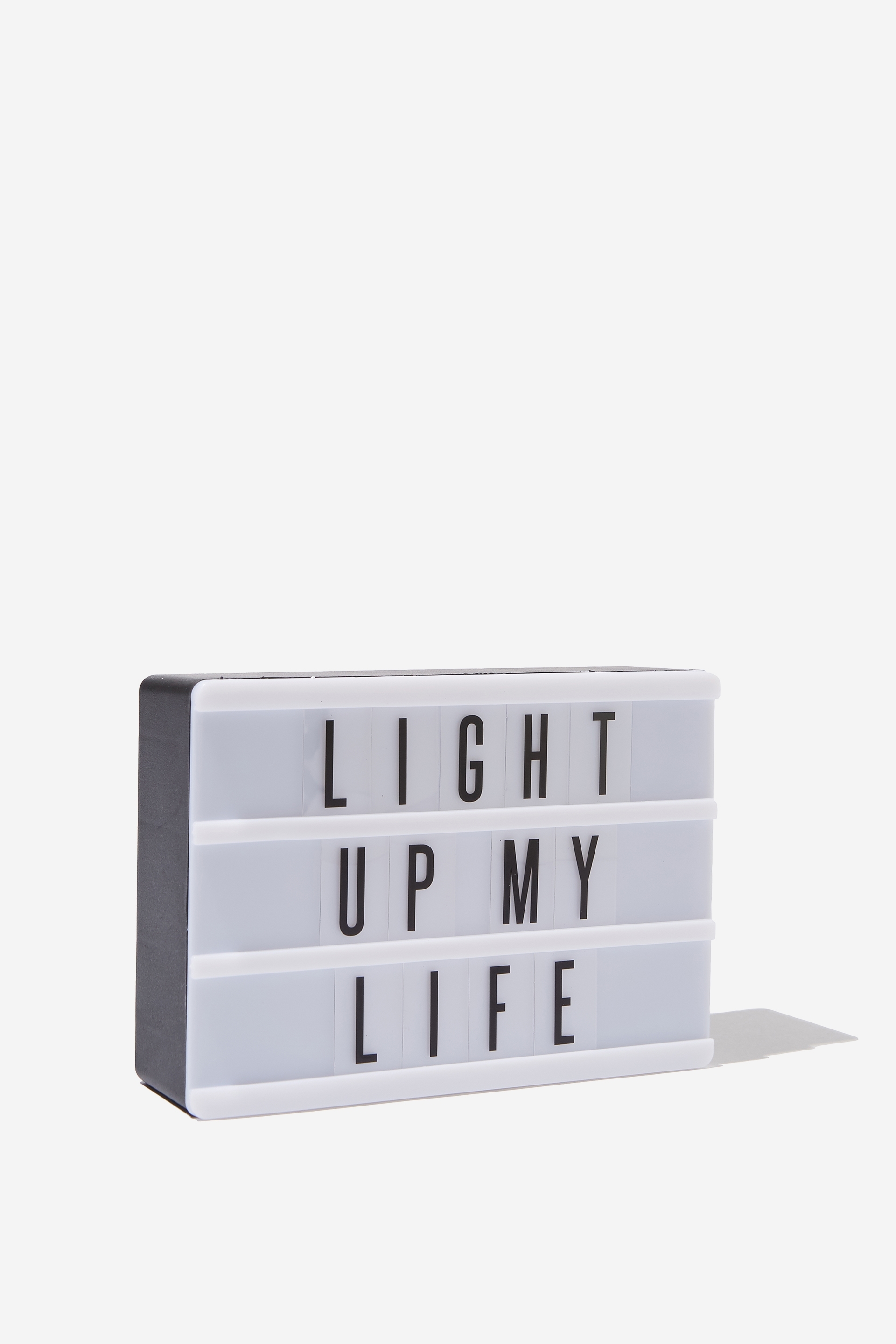 typo light boxes