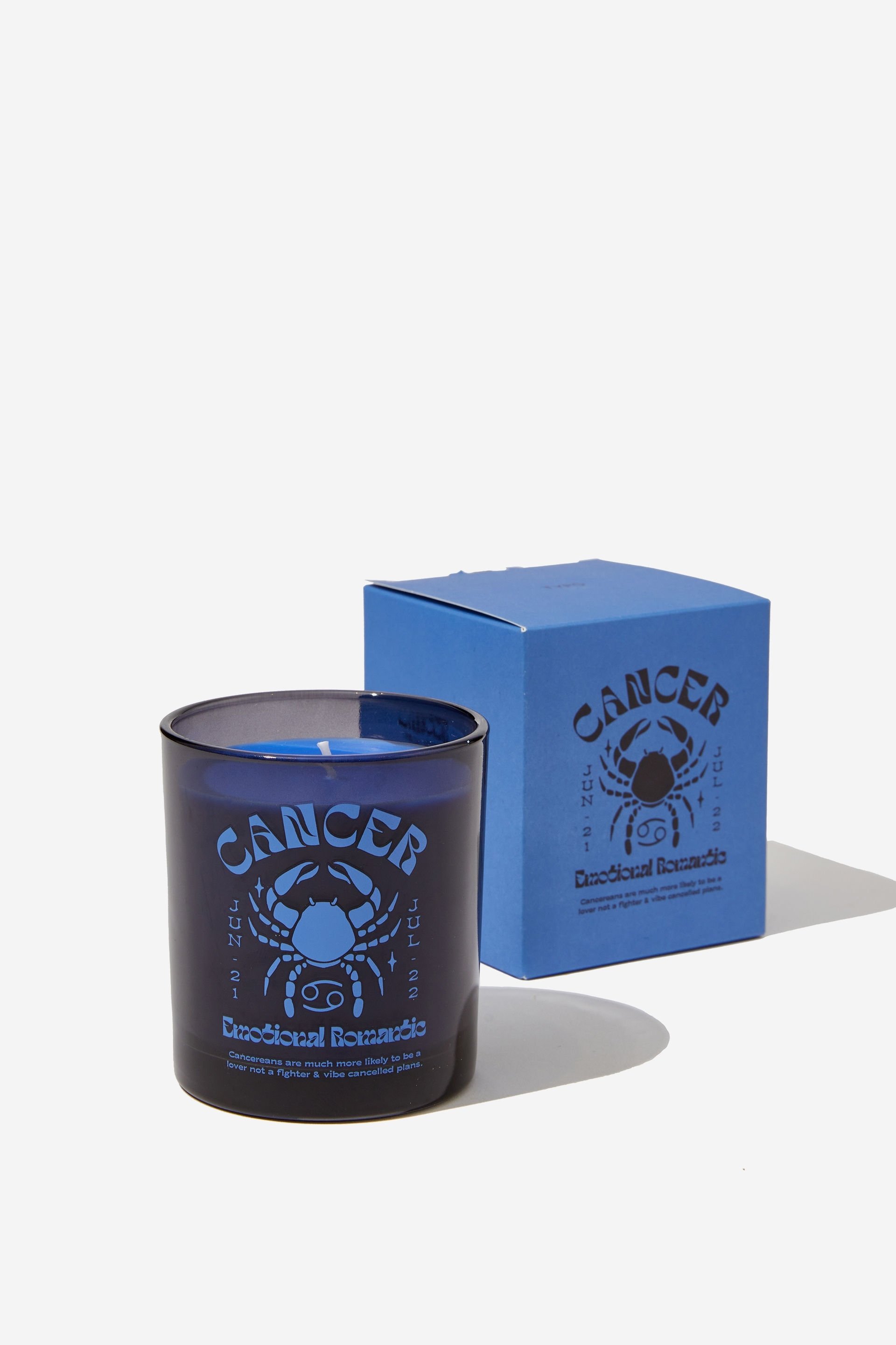 Typo - Zodiac Candle - Cancer classic blue