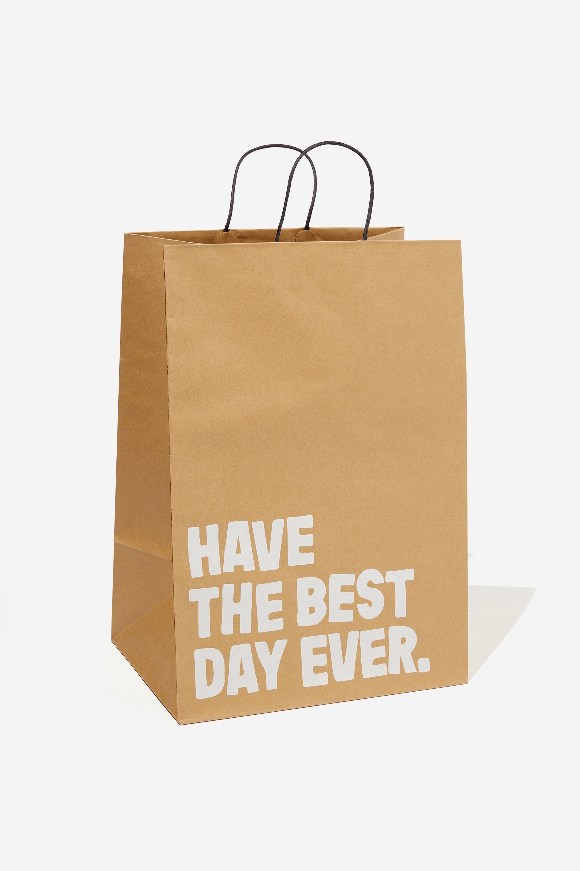 Typo - Get Stuffed Gift Bag - Large - Have the best day ever craft