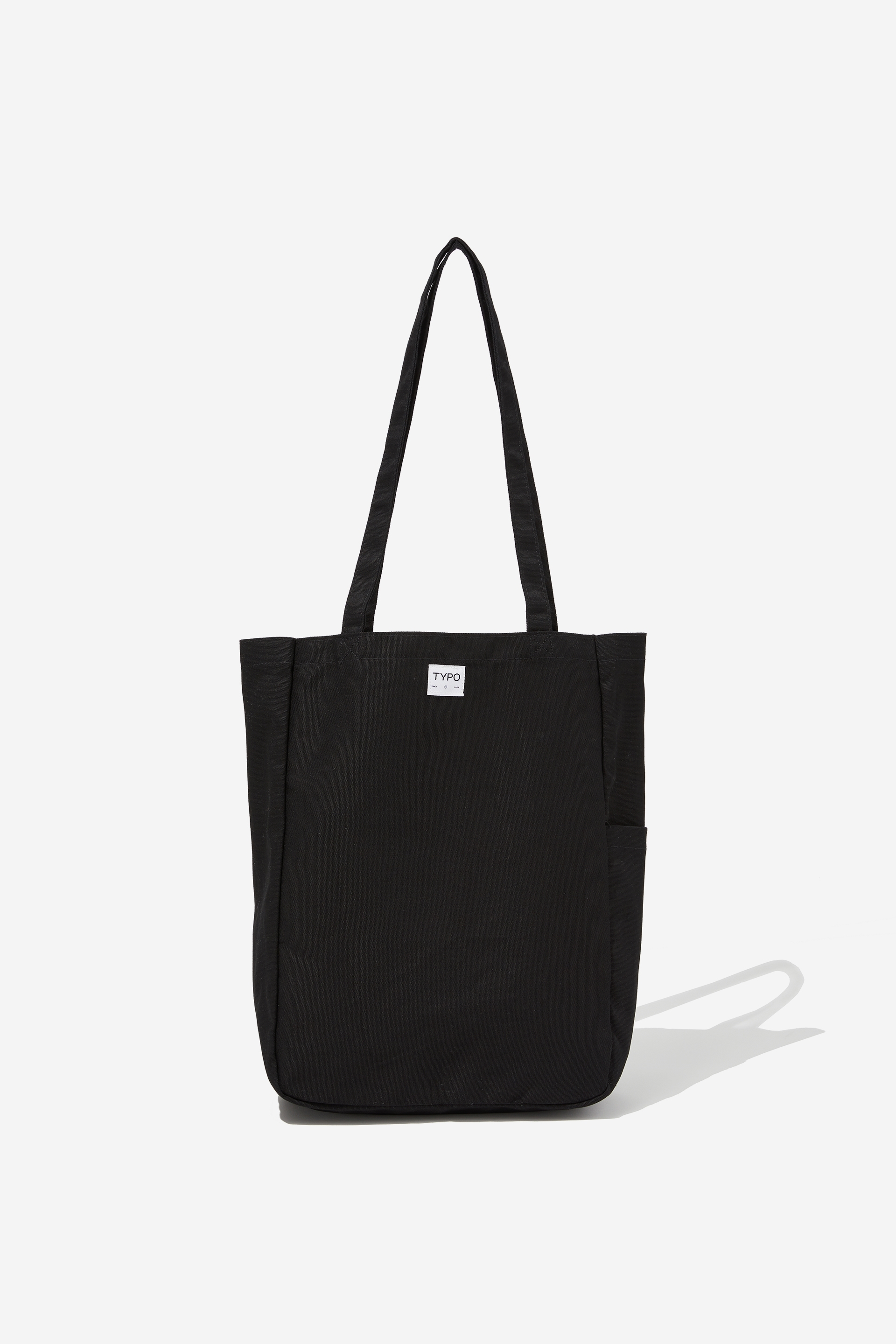 Typo - Art Tote Bag - Solid black