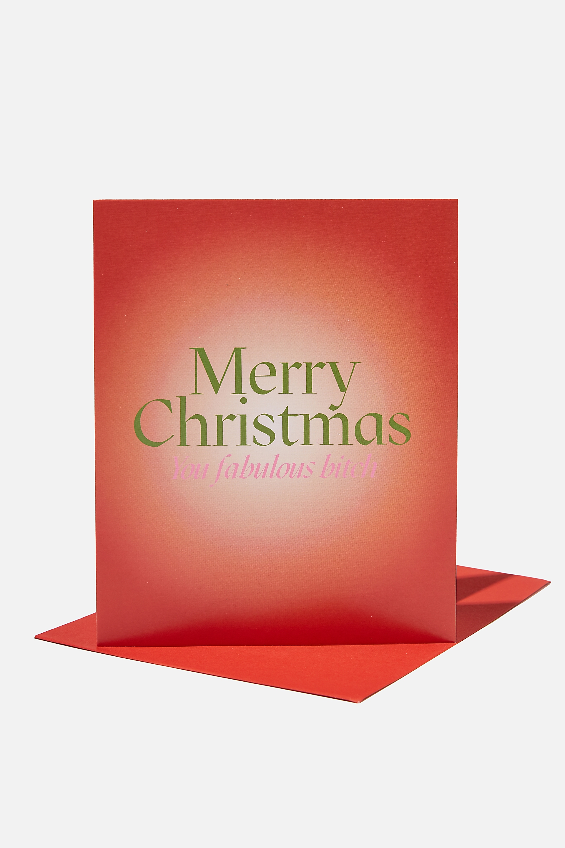 Typo - Christmas Card 2021 - Merry christmas you fabulous bitch!