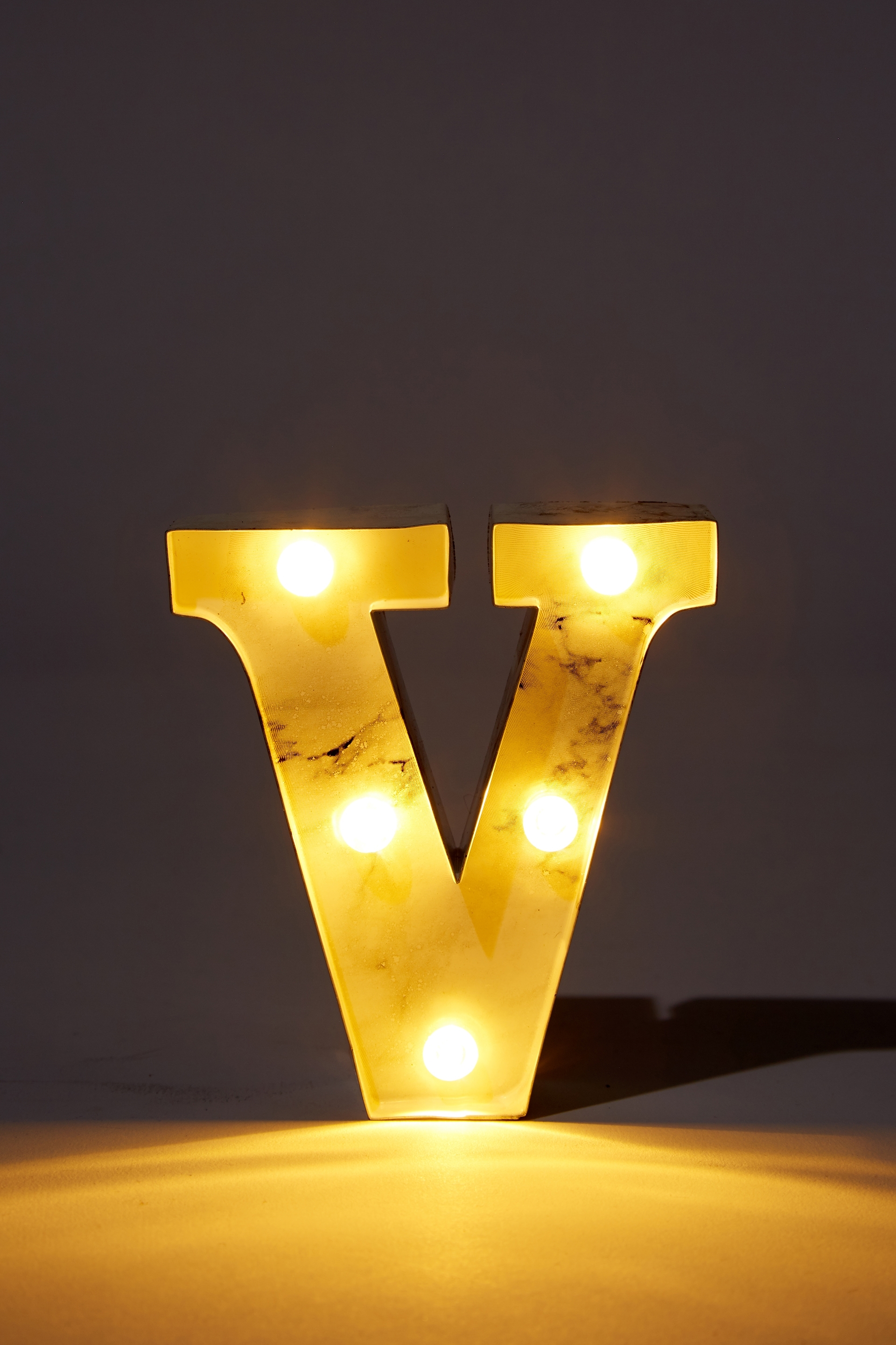 typo letter lights