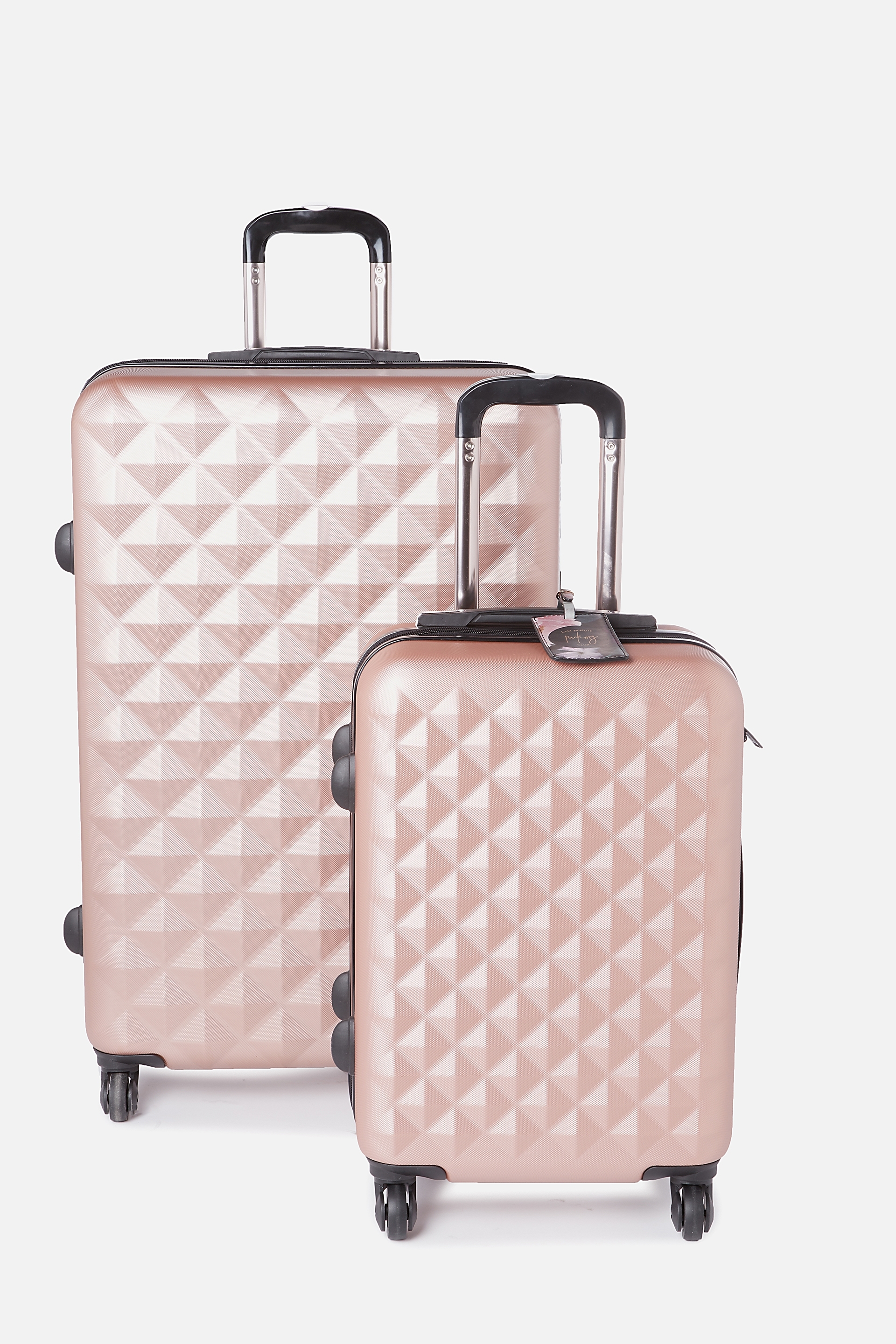 revelation rose gold suitcase