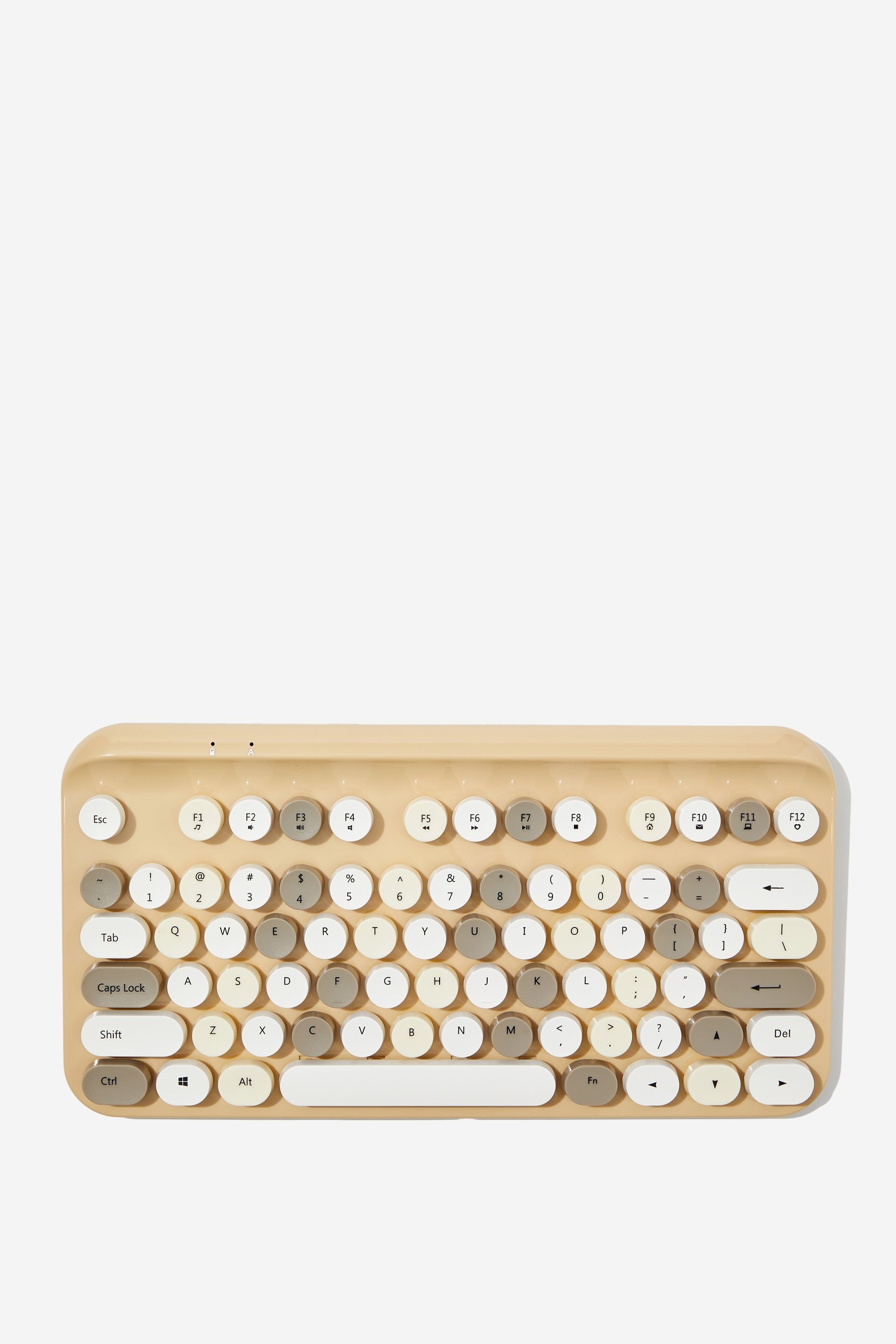 Typo - Typo Writer Wireless Keyboard - Latte & mushroom