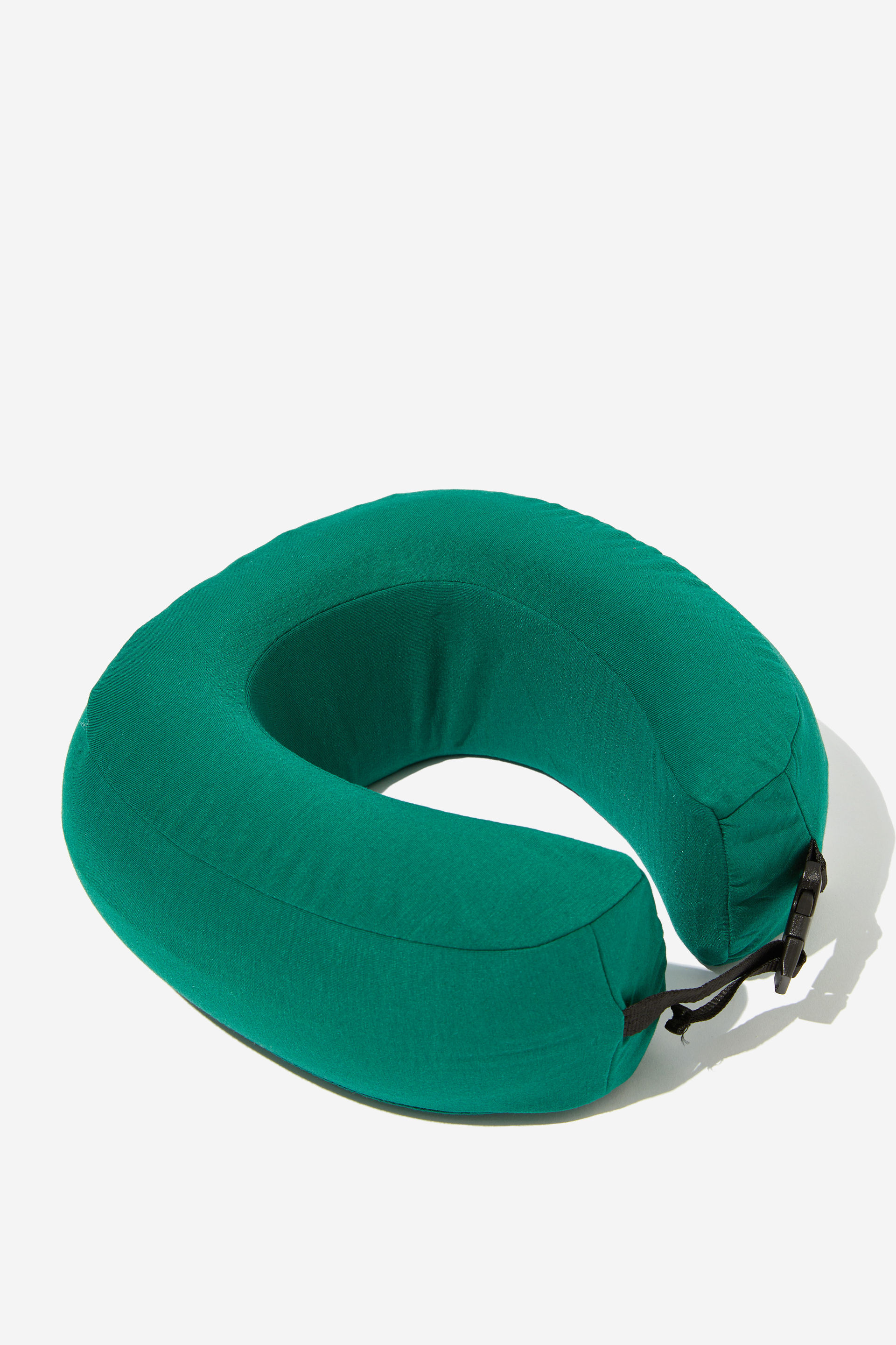 Typo - Foldable Travel Neck Pillow - Heritage green