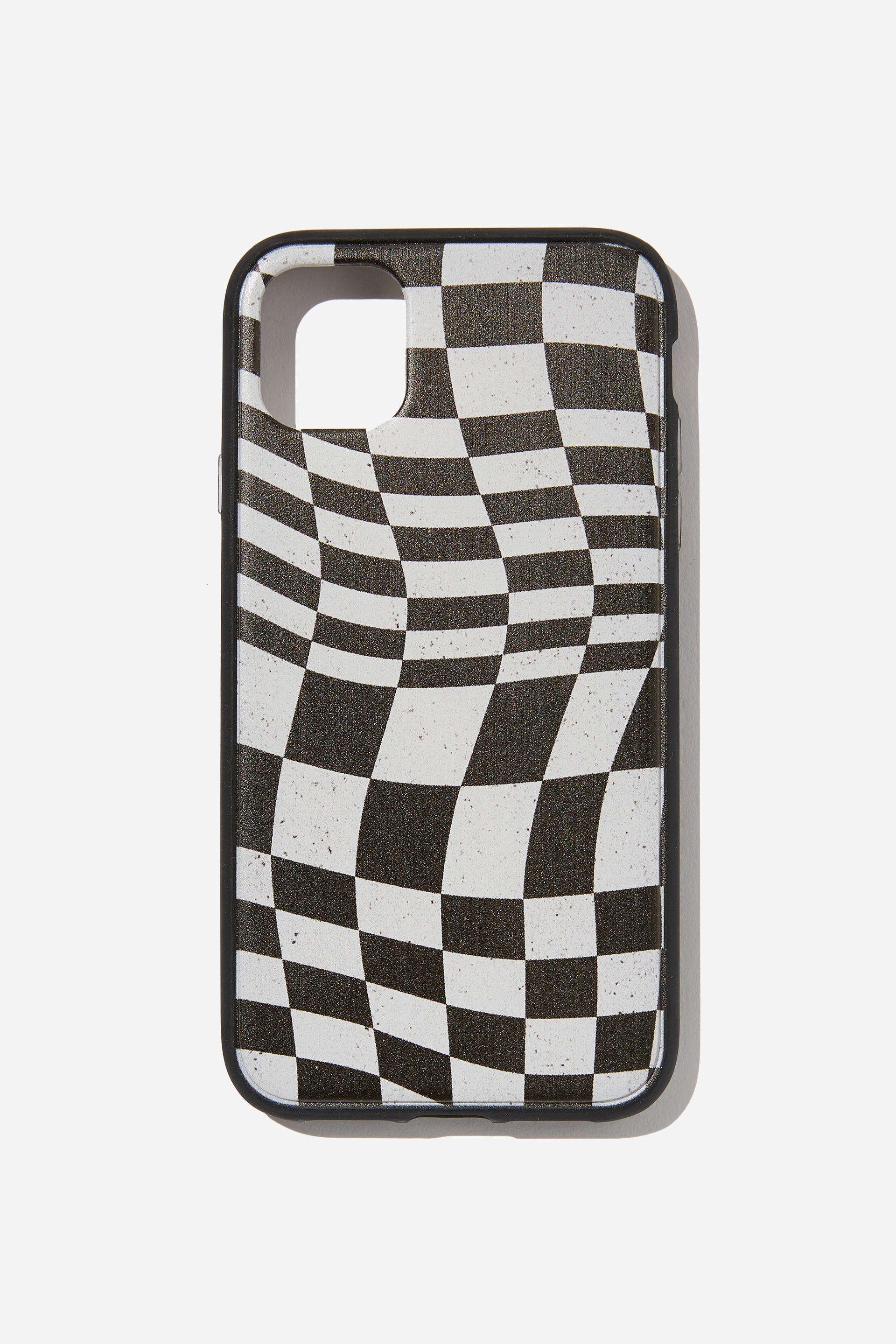 Typo - Protective Phone Case iPhone 11 - Warped checkerboard