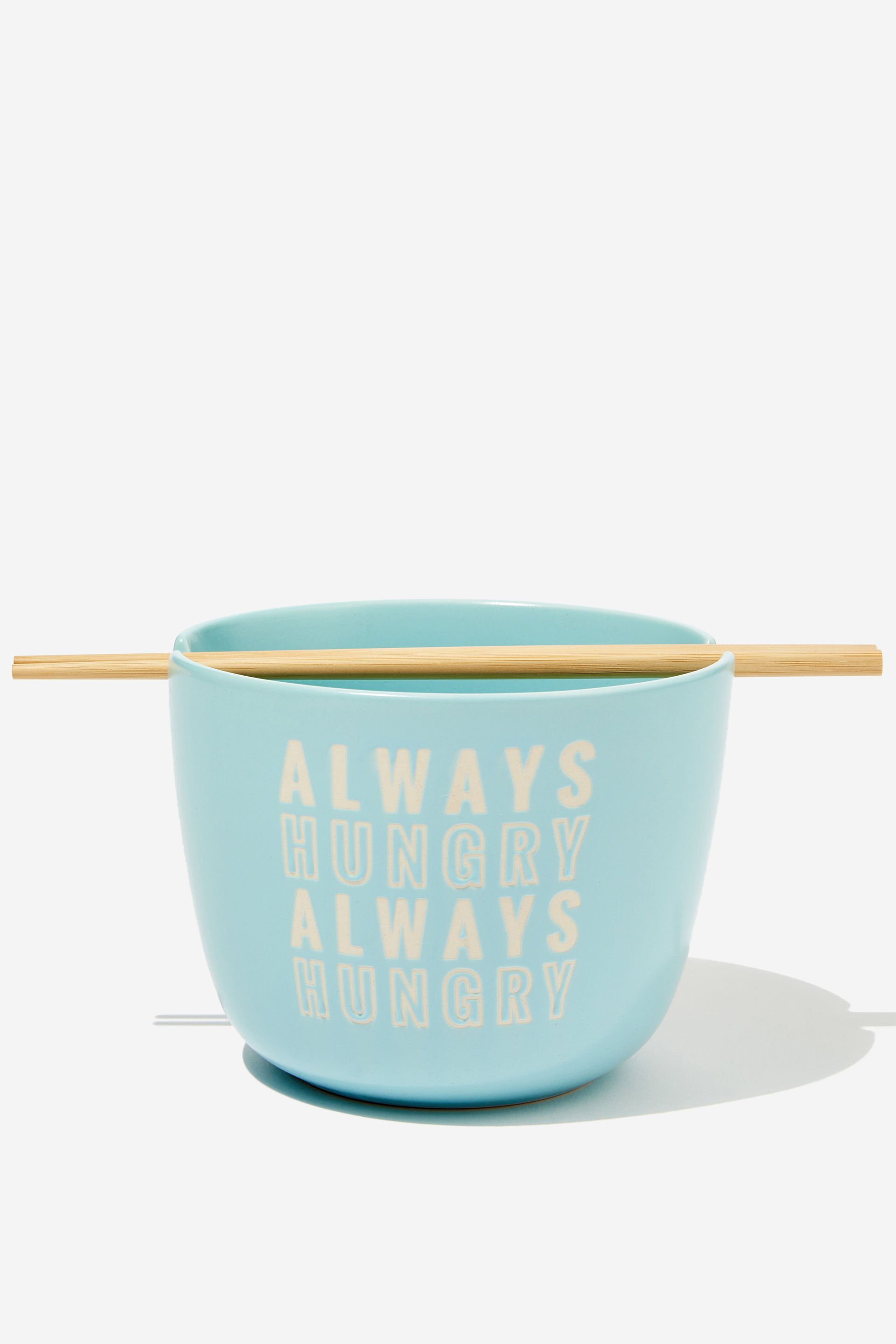 Typo - Feed Me Bowl - Always hungry always hungry arctic blue