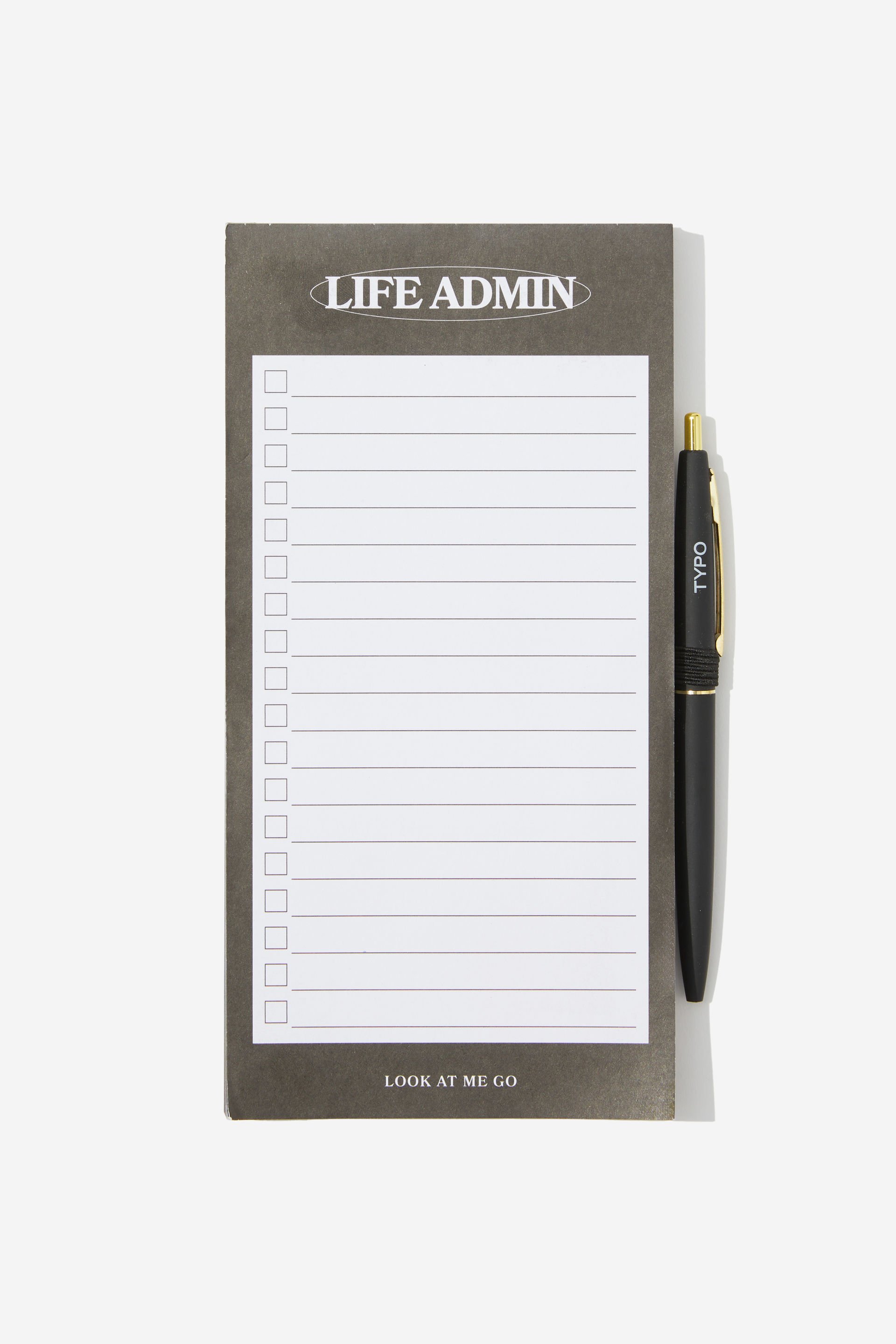 Typo - Get It Done Notepad - Life admin