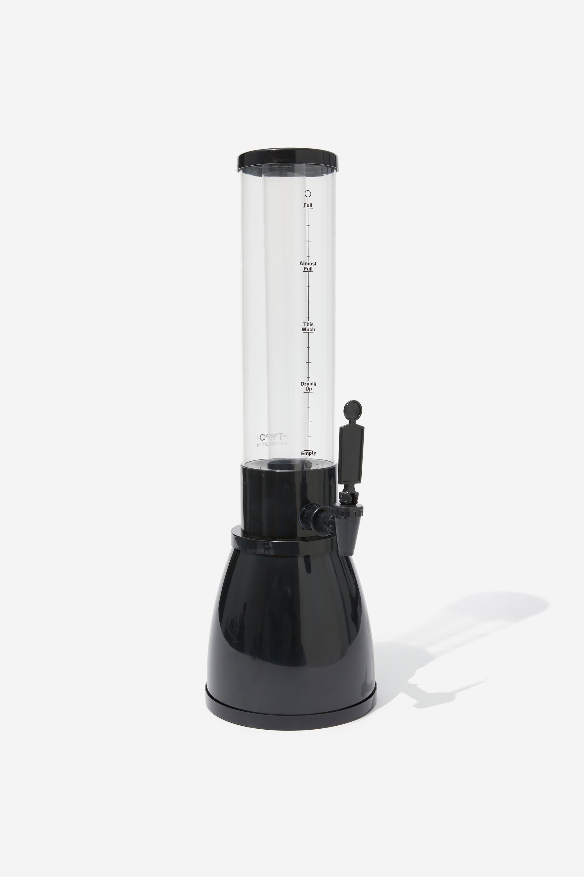 Typo - Lucky Litres Drinking Tower - Black
