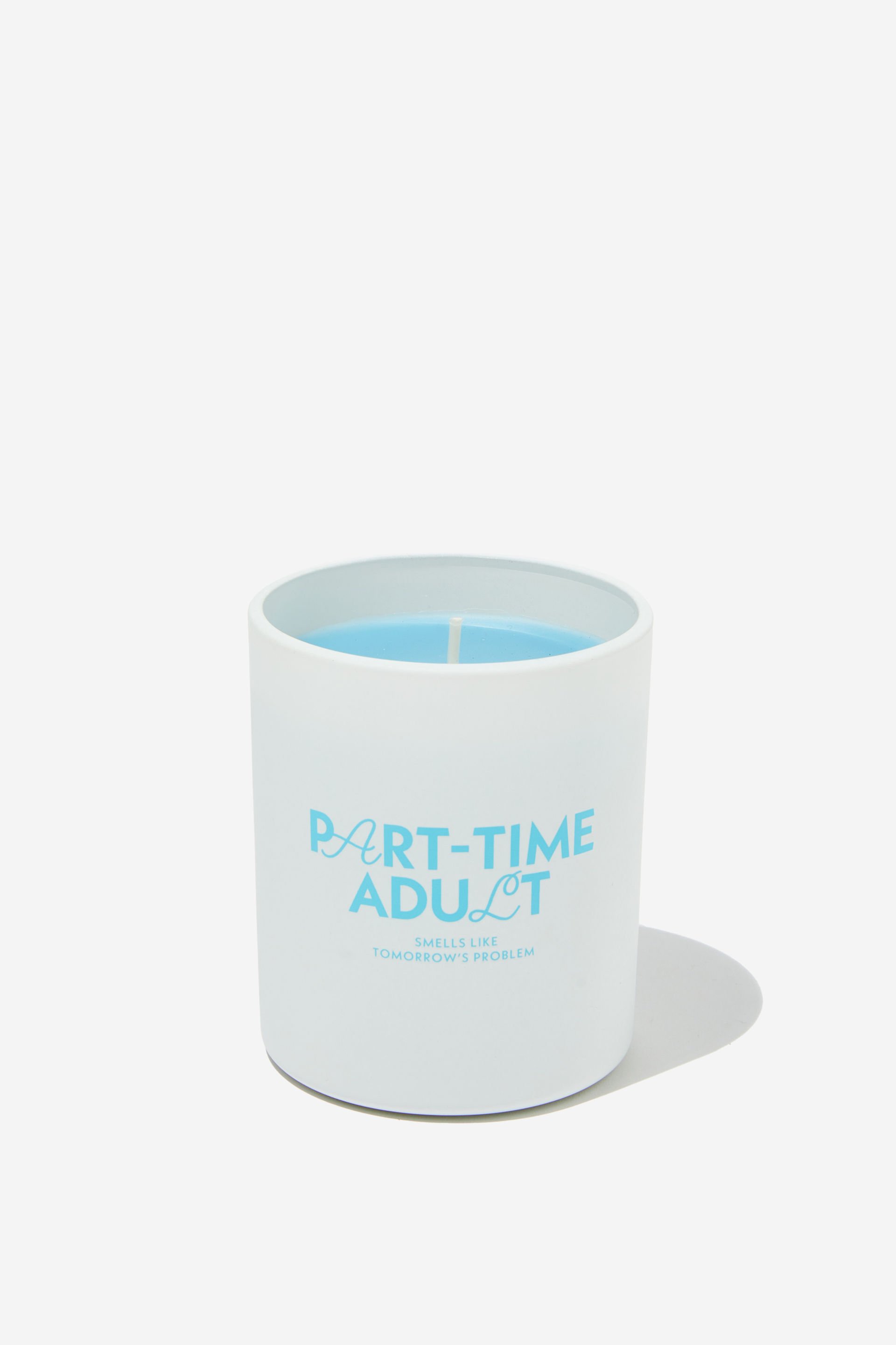 Typo - Tell It Like It Is Candle - Arctic blue part time adult