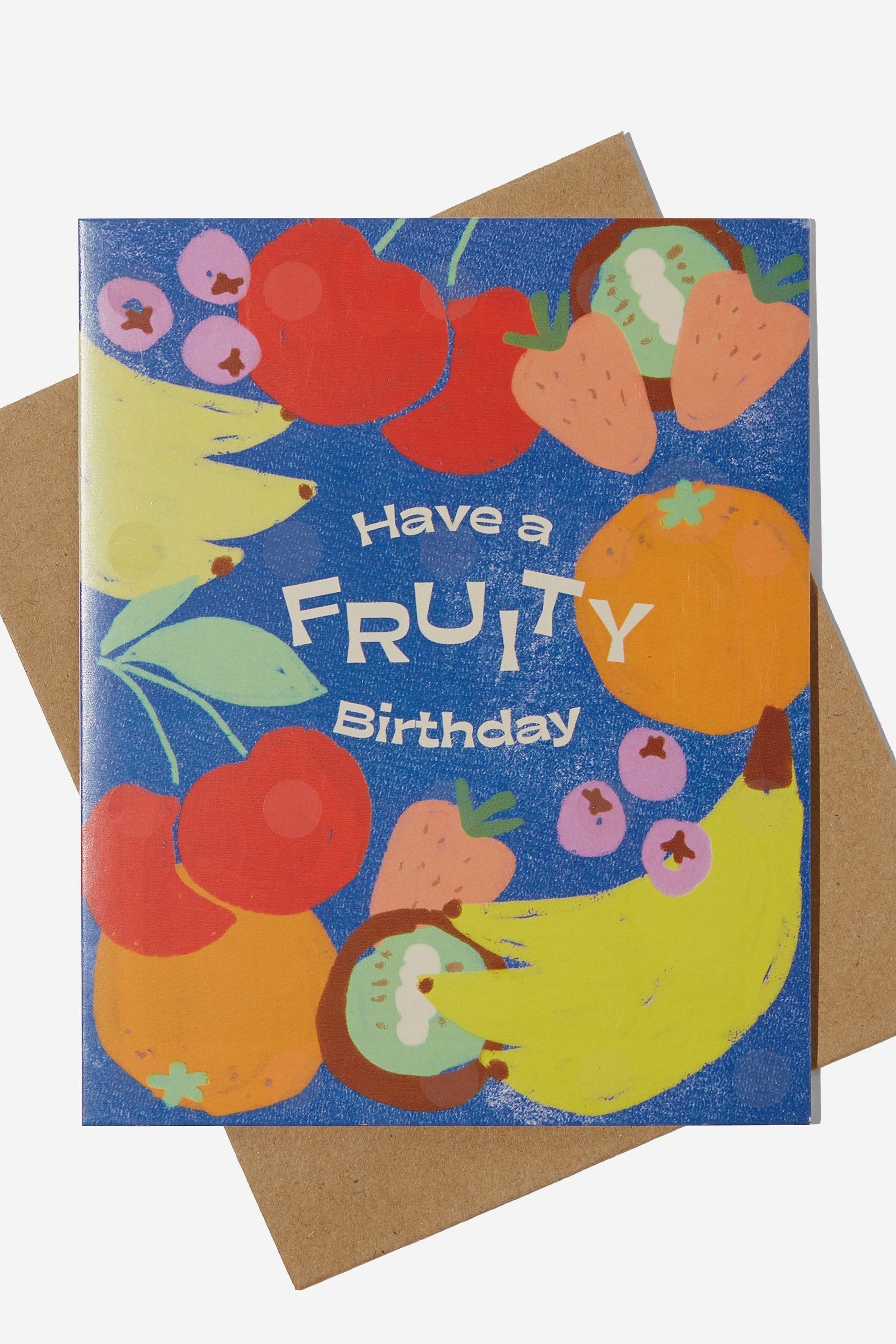 Typo - Premium Nice Birthday Card - Scented fruity birthday