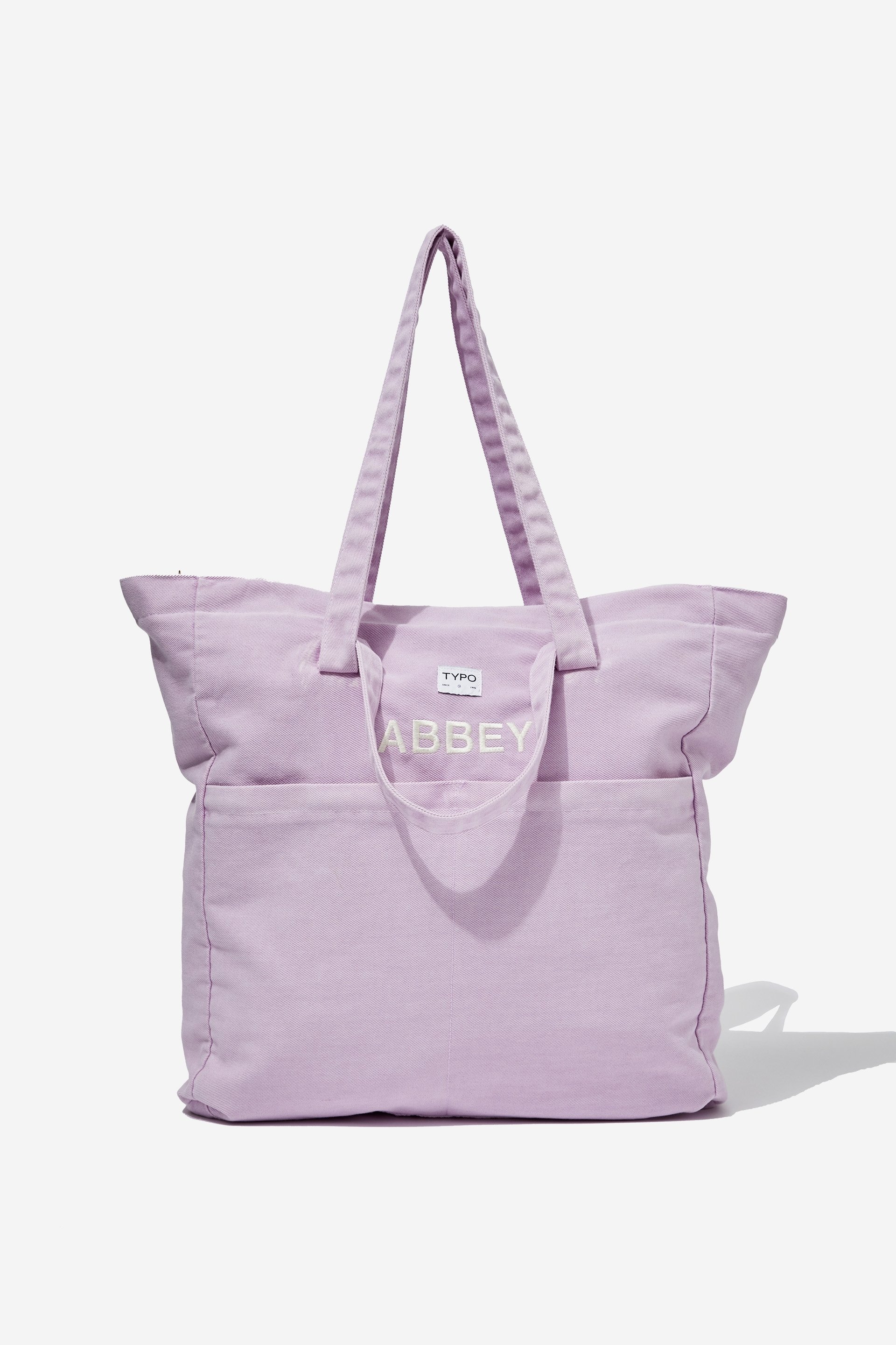 Typo - Personalised Wellness Tote - Soft lilac