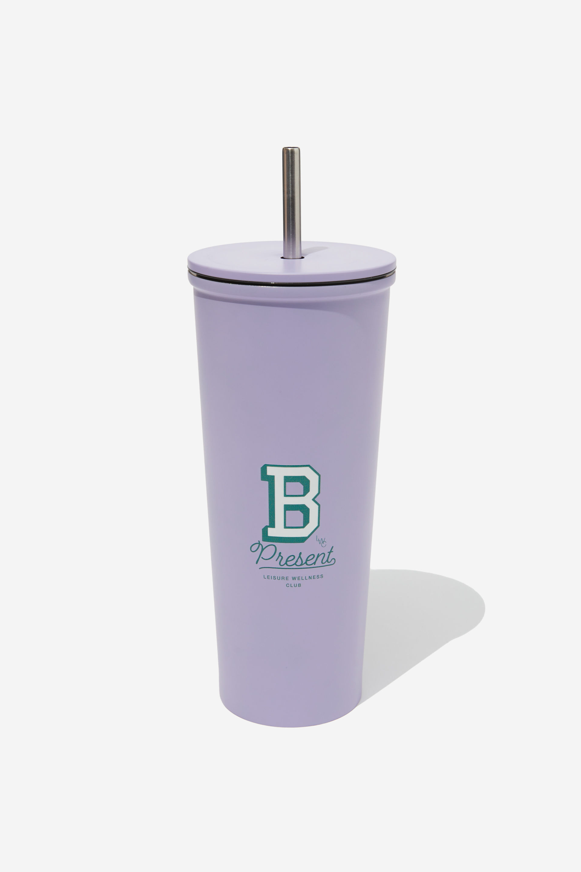Typo - Metal Smoothie Cup - Be present lilac