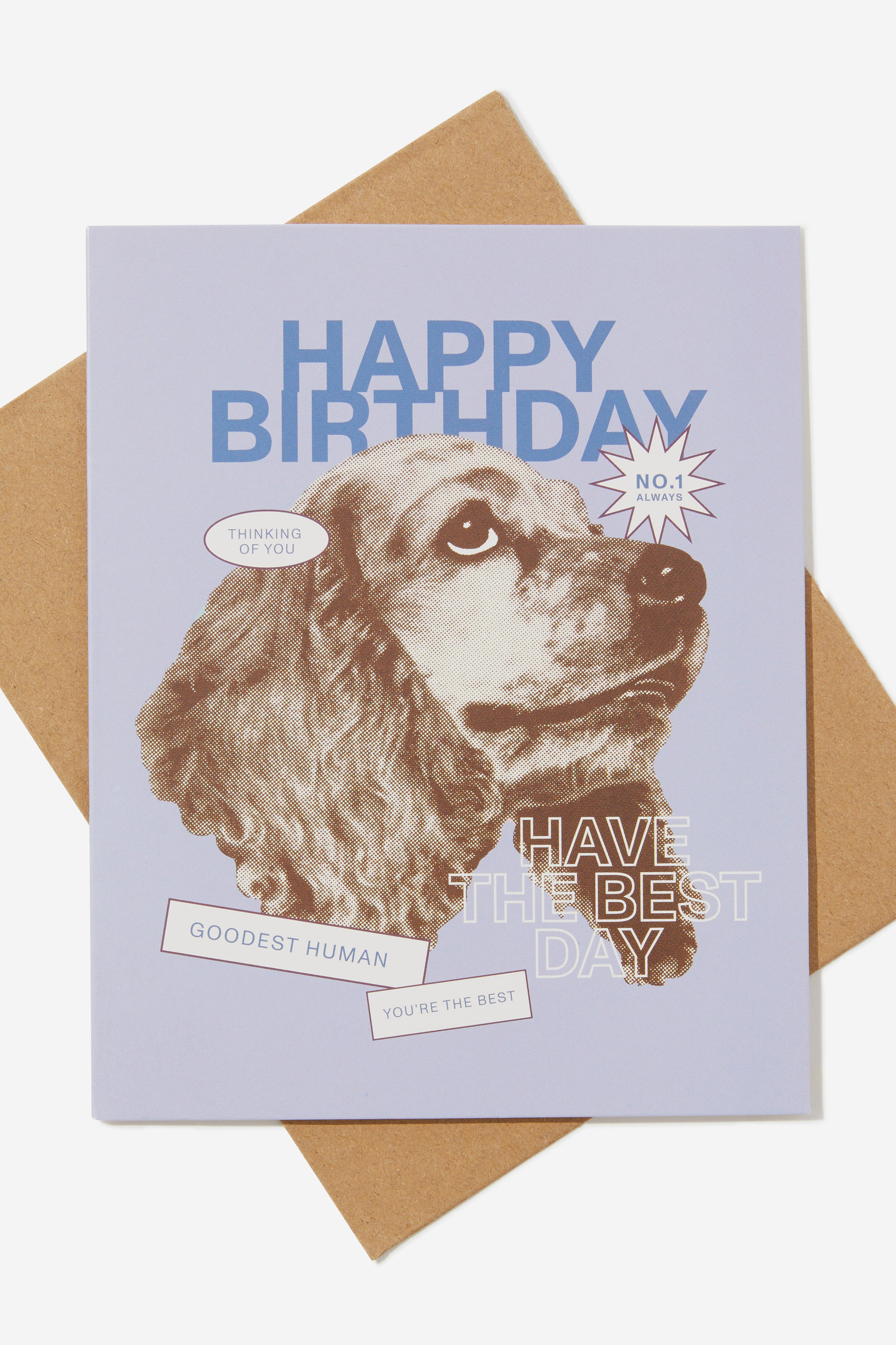 Typo - Nice Birthday Card - Happy bday goodest human