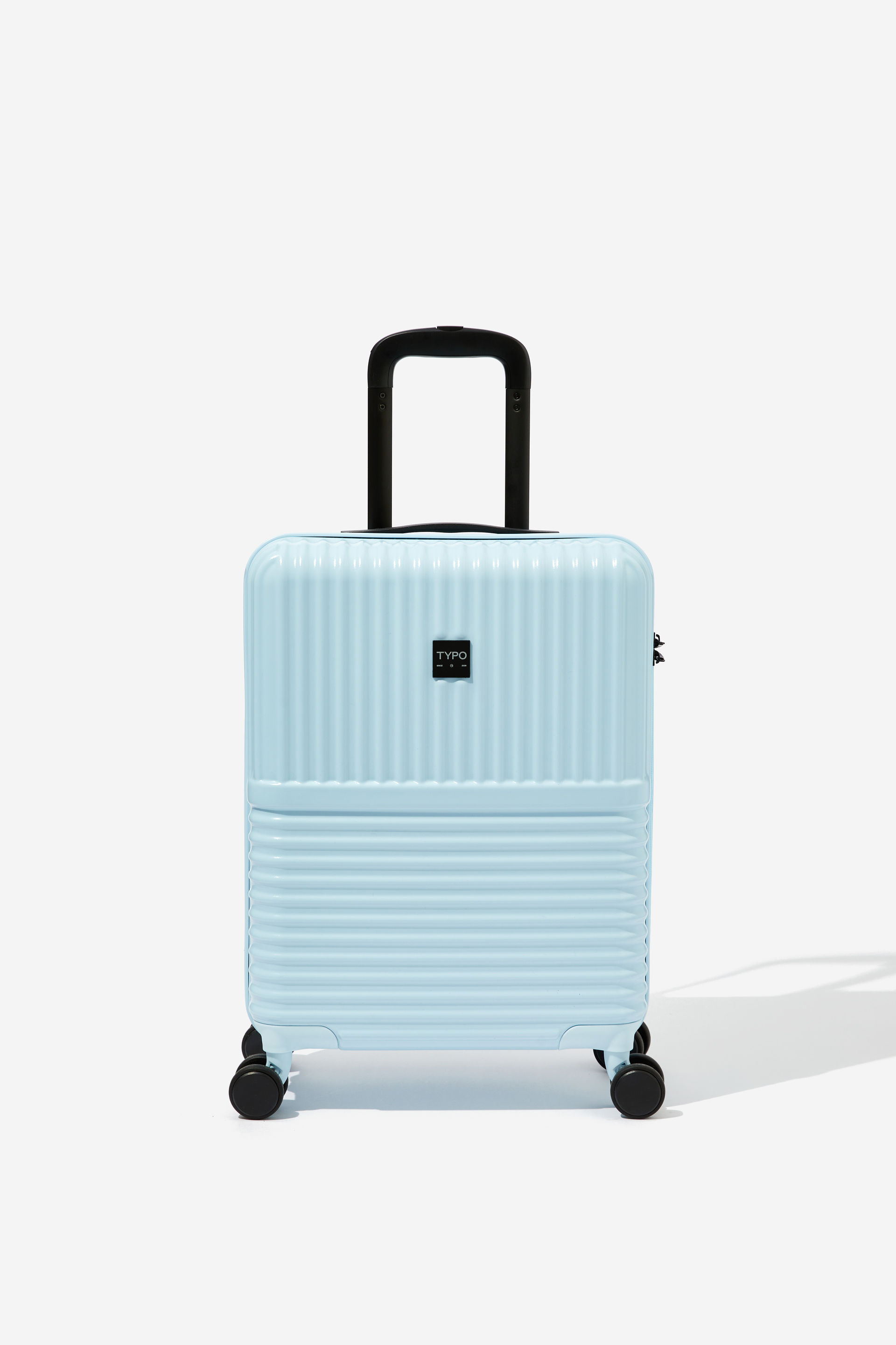 Typo - 20 Inch Carry On Suitcase - Arctic blue