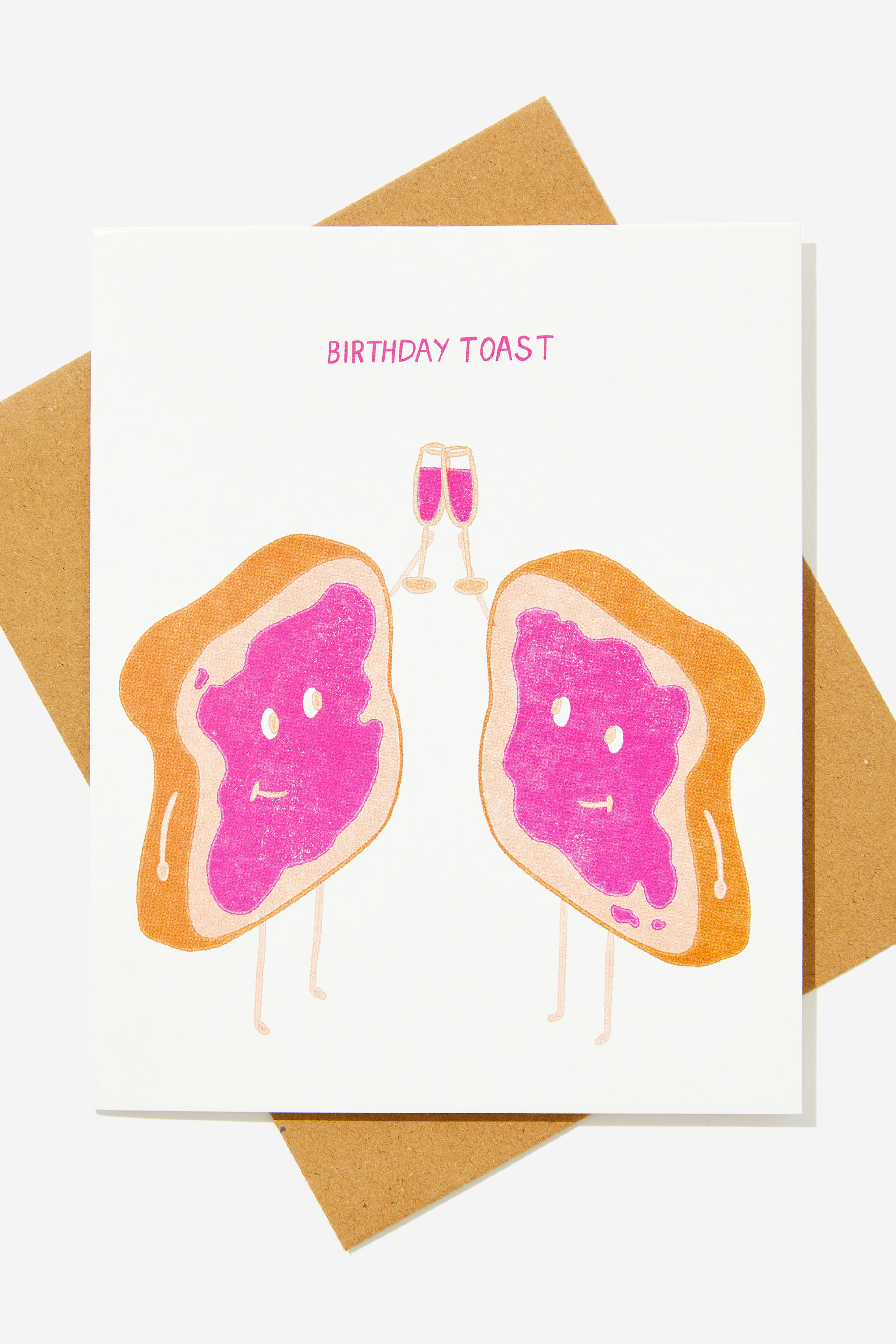 Typo - Nice Birthday Card - Birthday toast