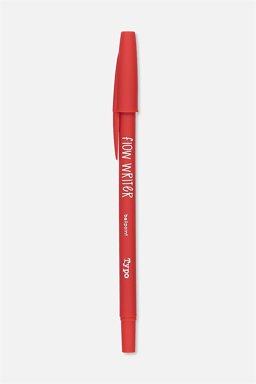 Typo - Flow Writer Ballpoint Pen - Red