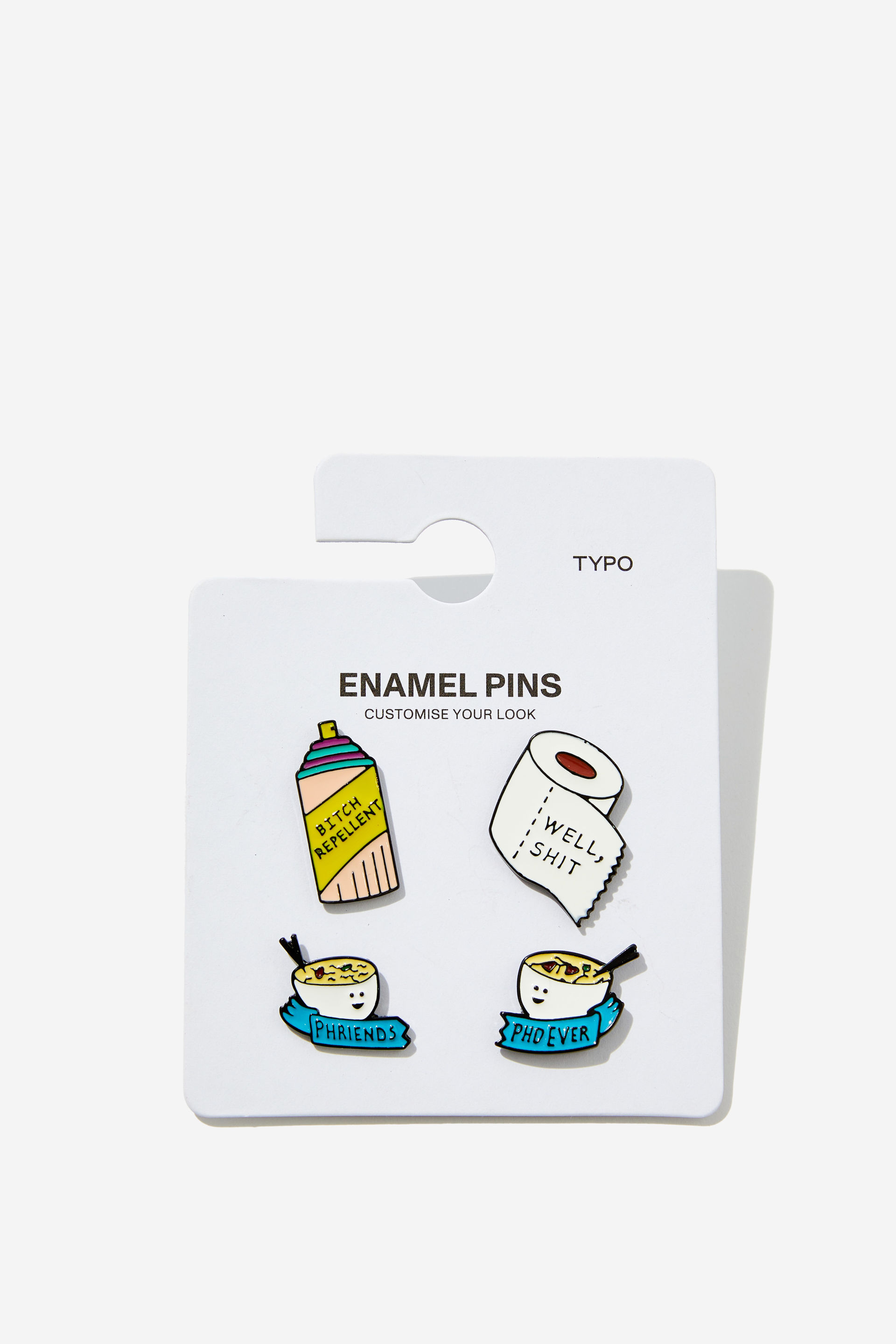 Typo - Enamel Pins 3Pack - Friends with benefits