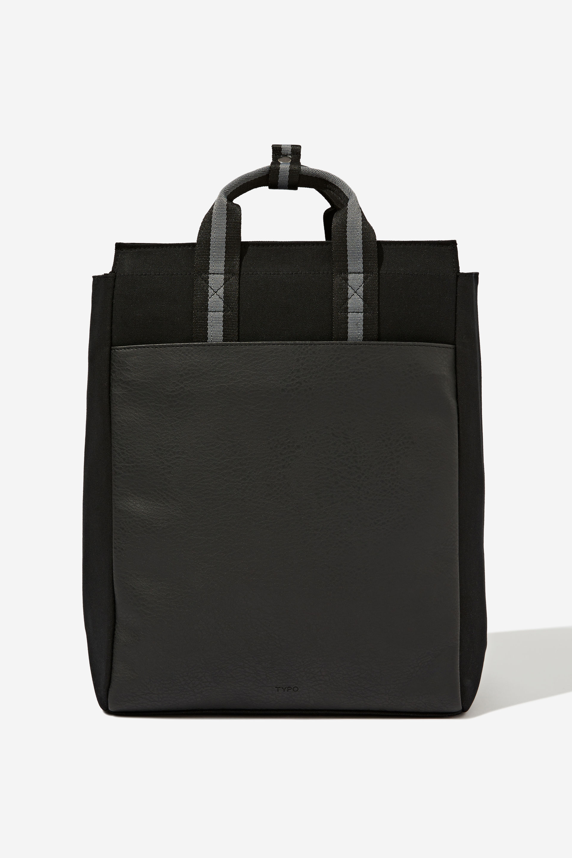Typo - Essential Tote Backpack - Black