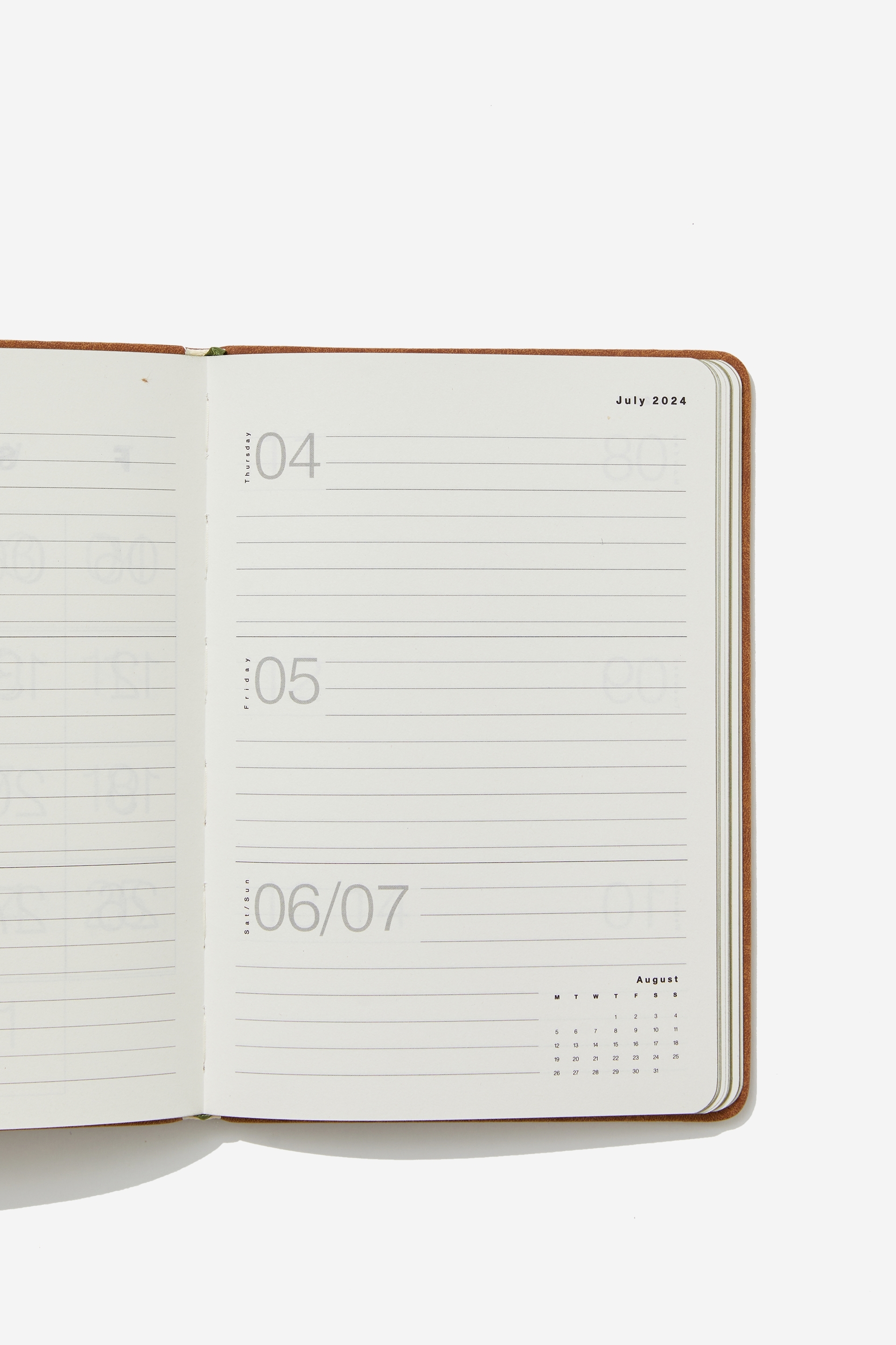 Personalised 2024 A5 Weekly Buffalo Diary