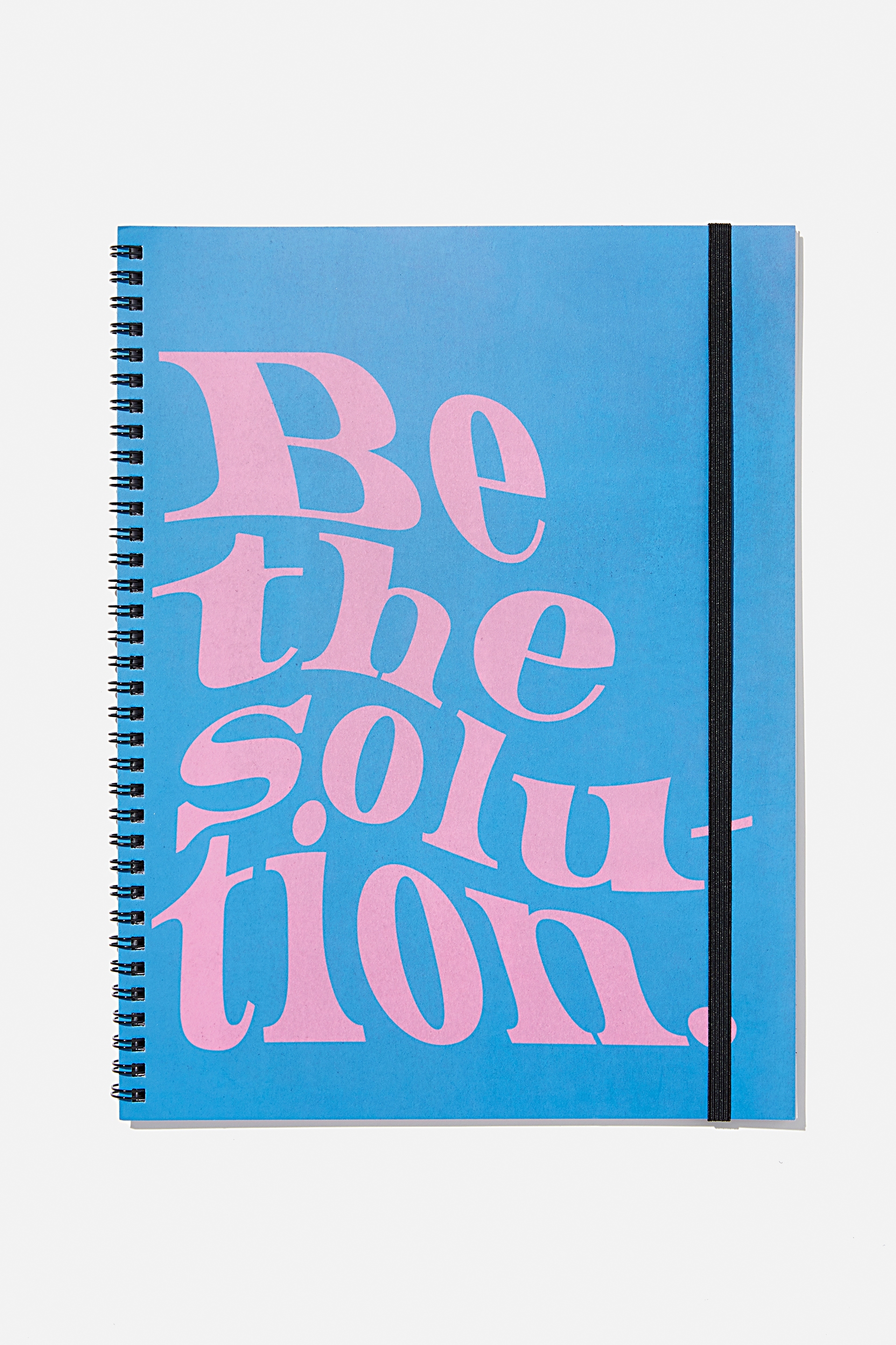 Typo - A4 Spinout Notebook Recycled - Be the solution