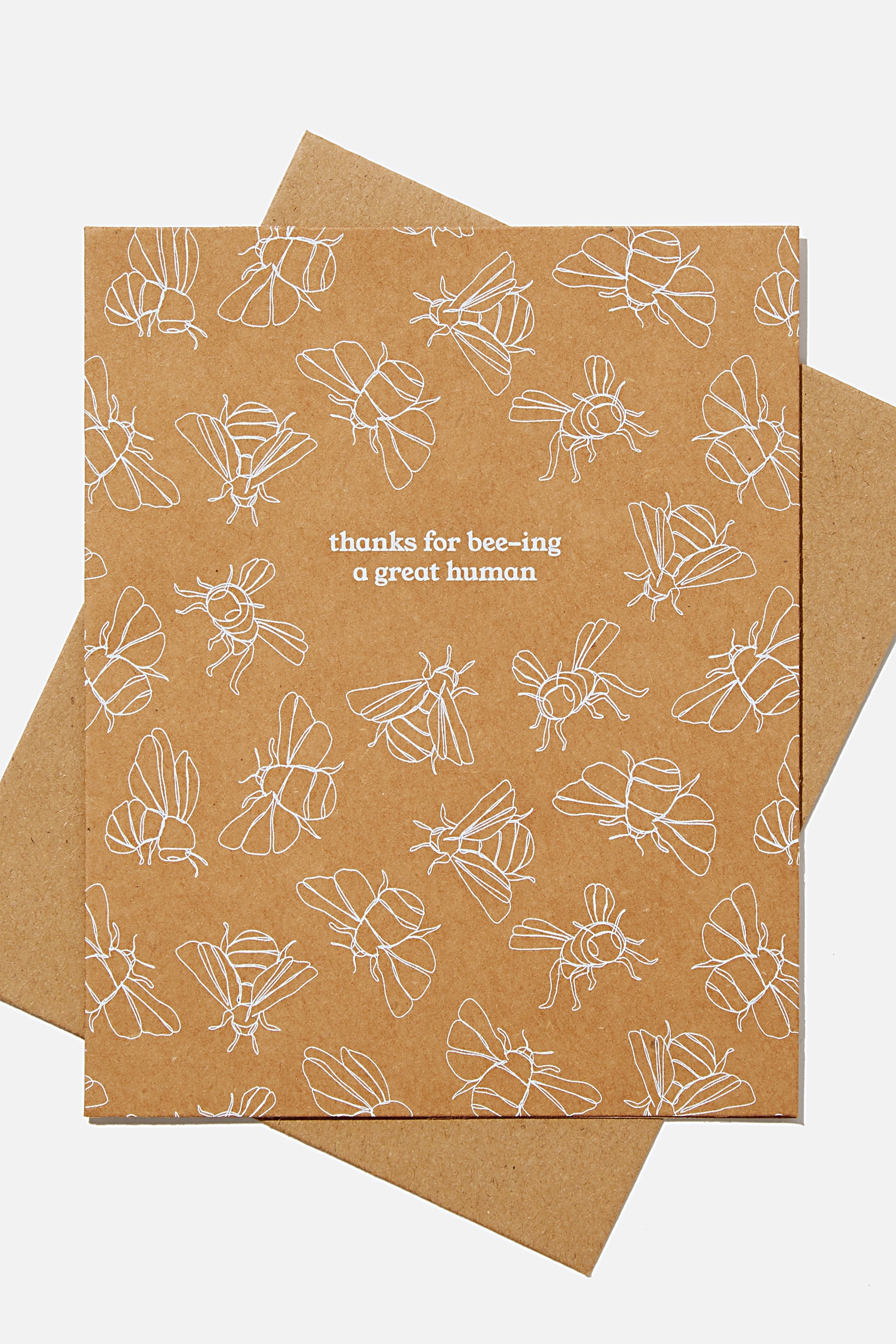 Typo - Thank You Card - Beeing a great human