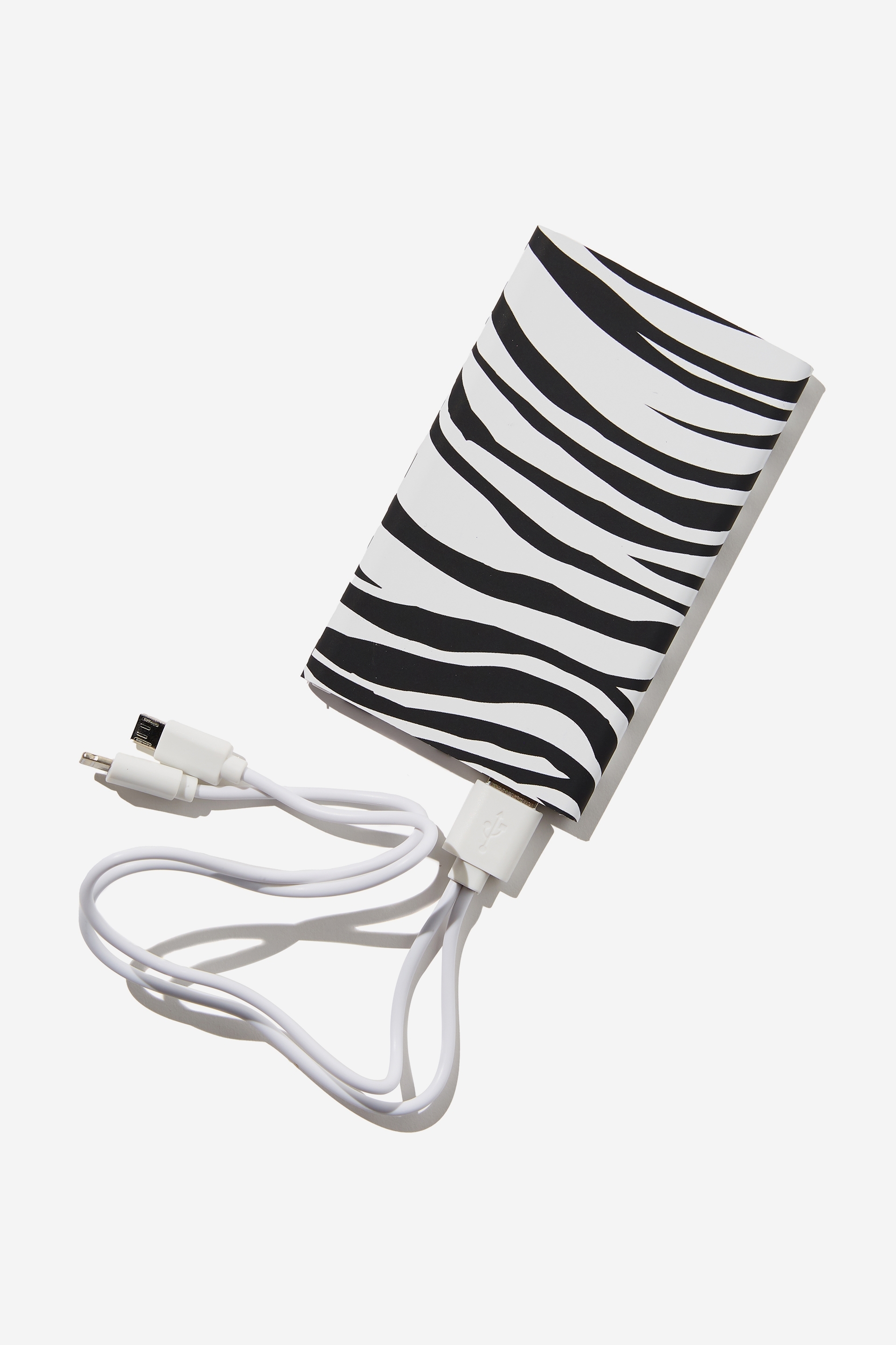 Typo - Printed Charge It Charger - Abstract zebra