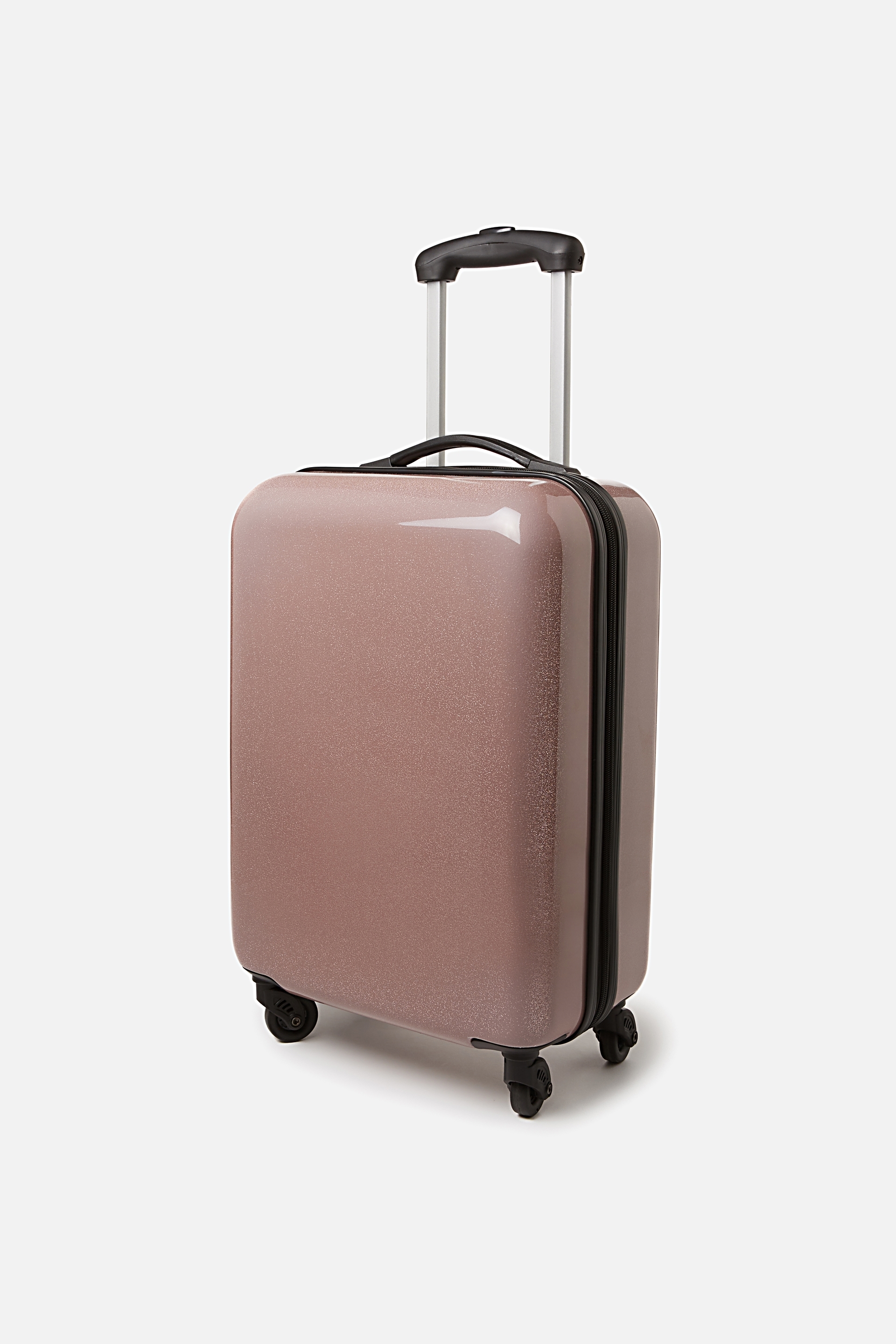 rose gold suitcase small