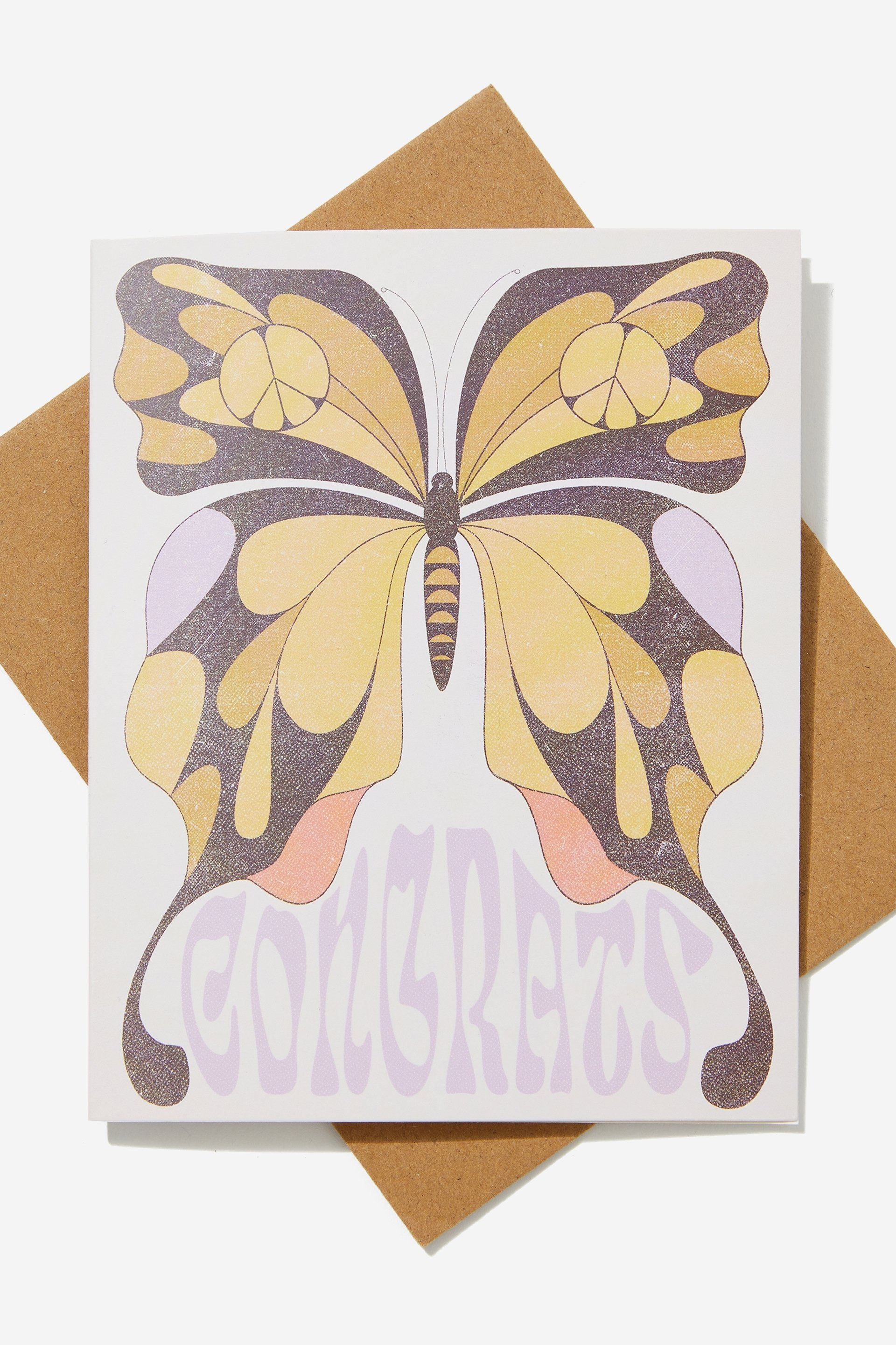 Typo - Congratulations Card - Congrats butterfly