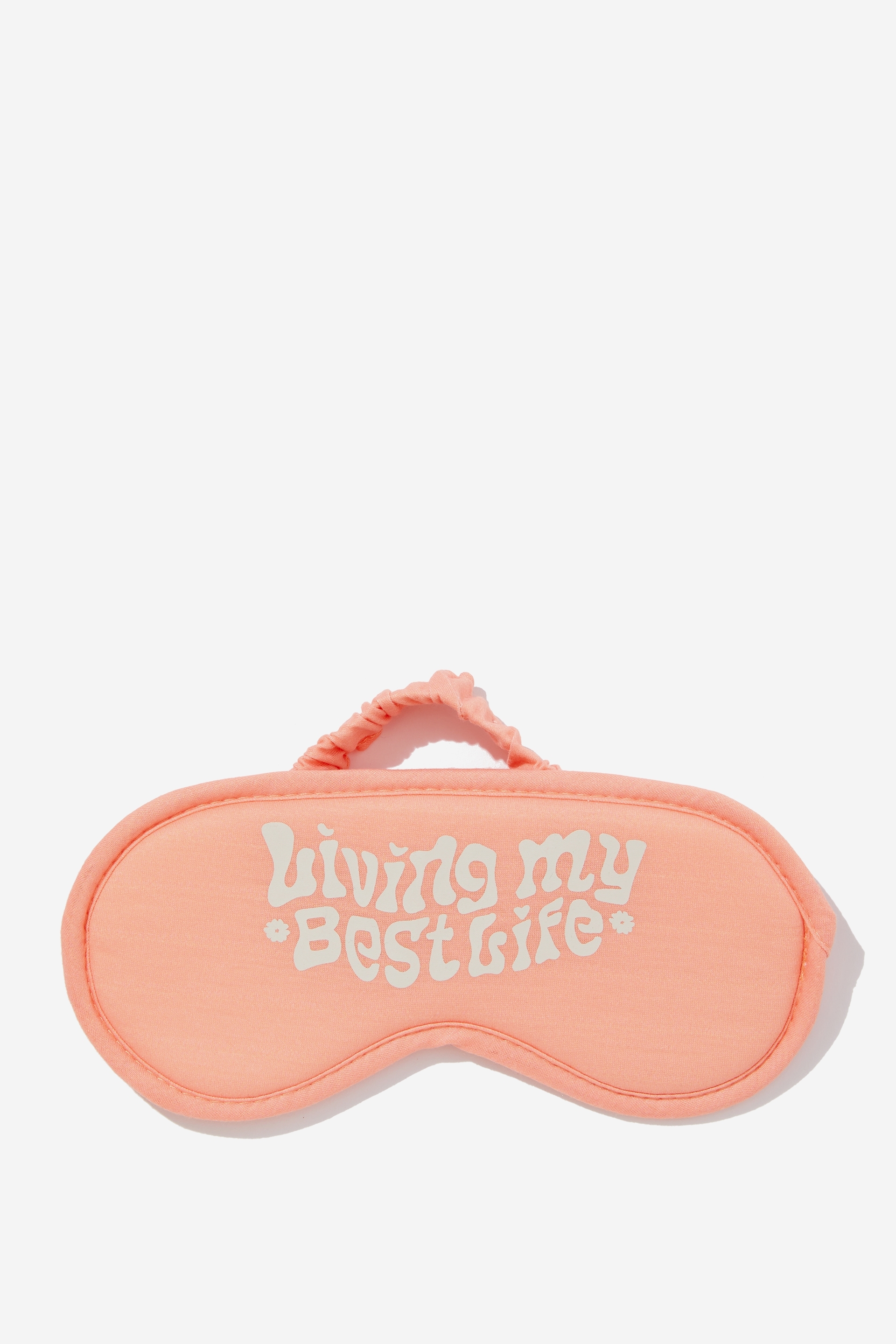 Typo - Off The Grid Eyemask - Living my best life / apricot crush
