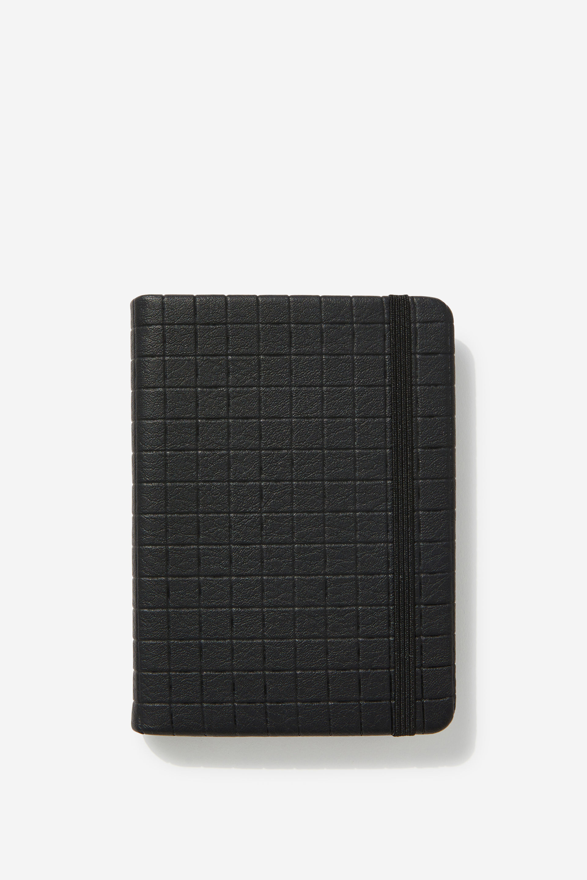 Typo - A6 Premium Buffalo Journal - Grid black debossed