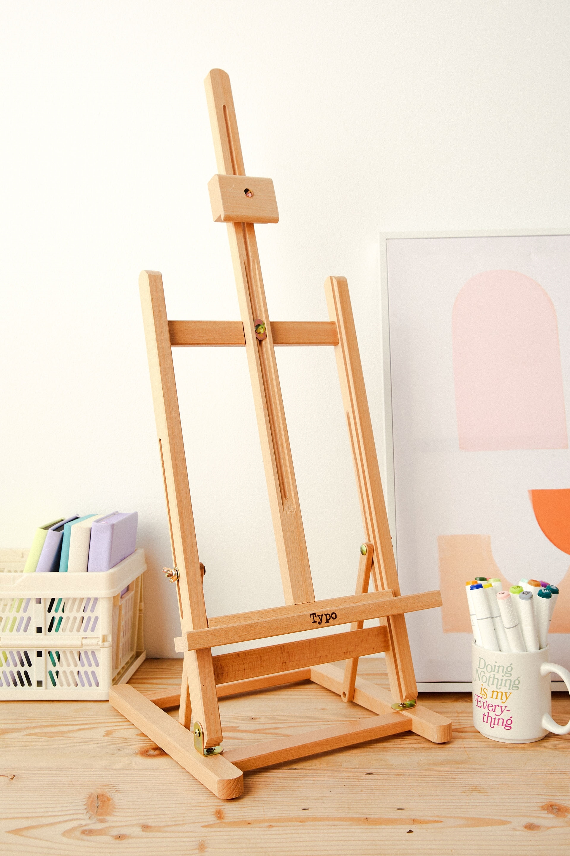 Typo - Large Easel - Wood