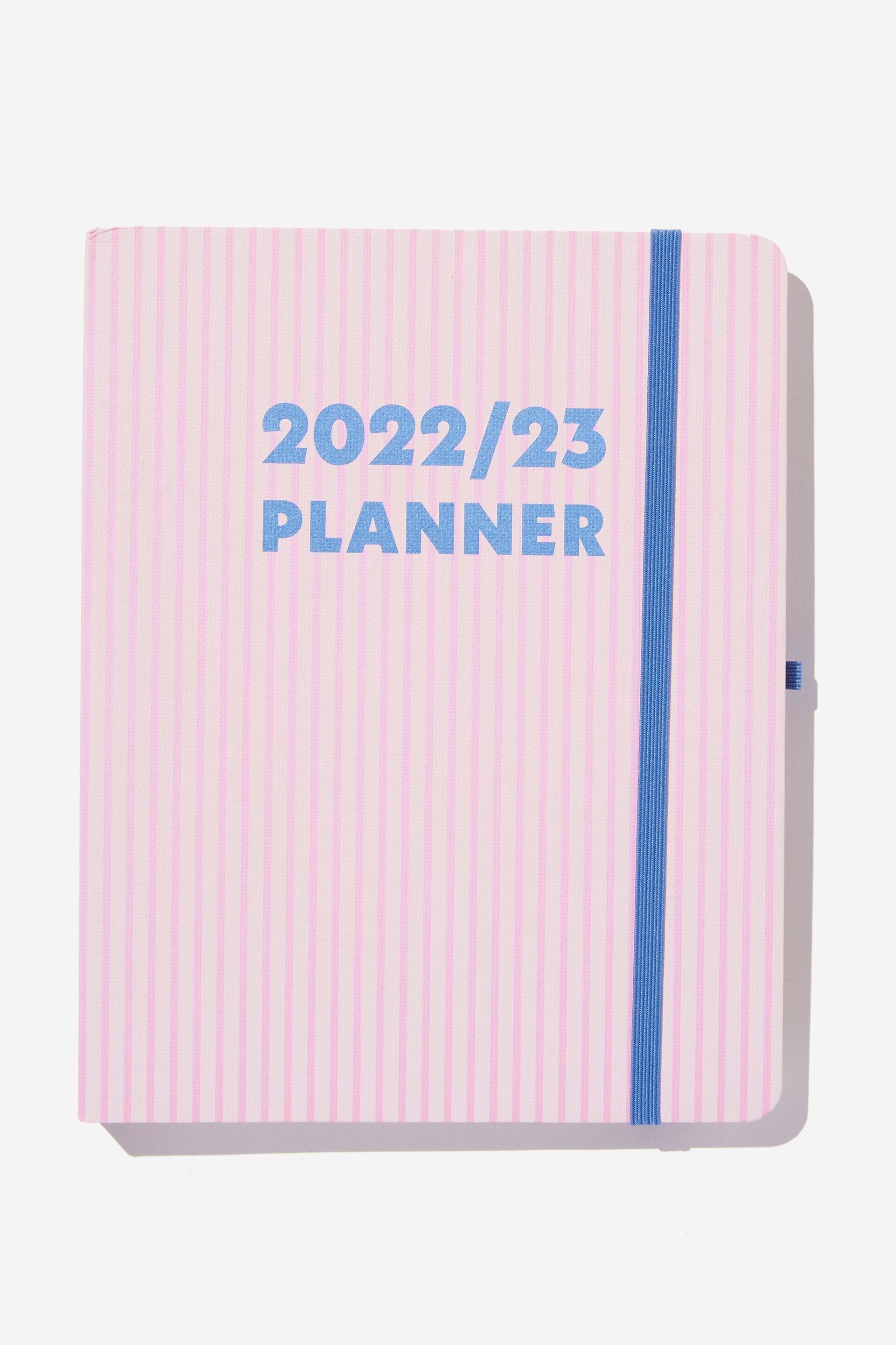 Typo - Mid Year Planner 2022 23 - Parker stripe pink and blue