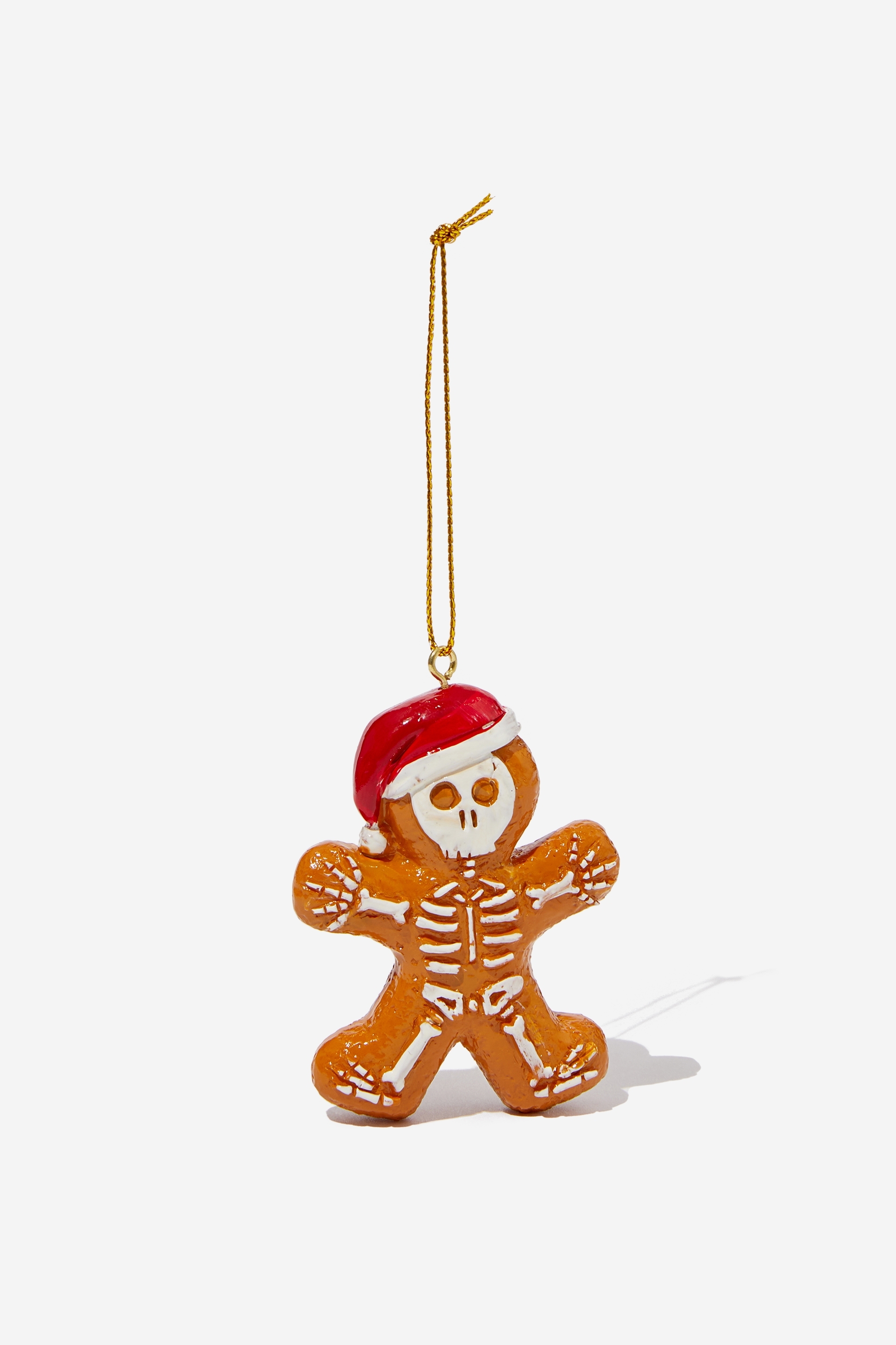 Typo - Resin Christmas Ornament - Skeleton gingy!