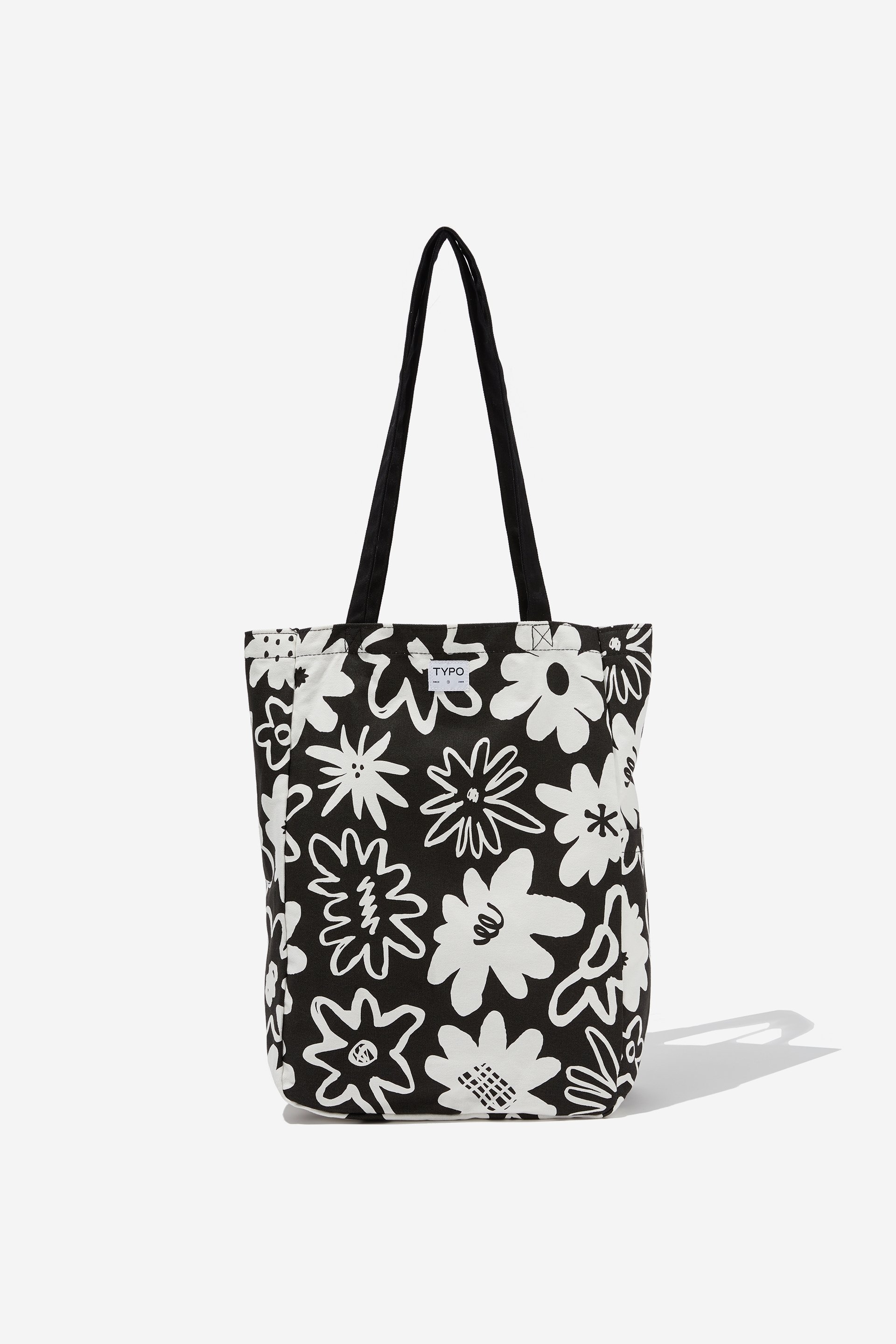 Typo - Art Tote Bag - Off White & Black
