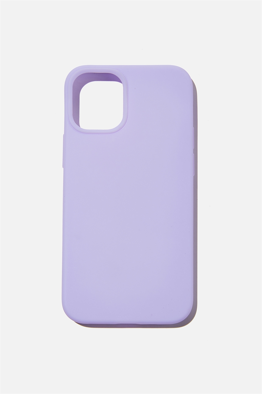 Typo - Recycled Phone Case Iphone 12 Mini - Pale lilac