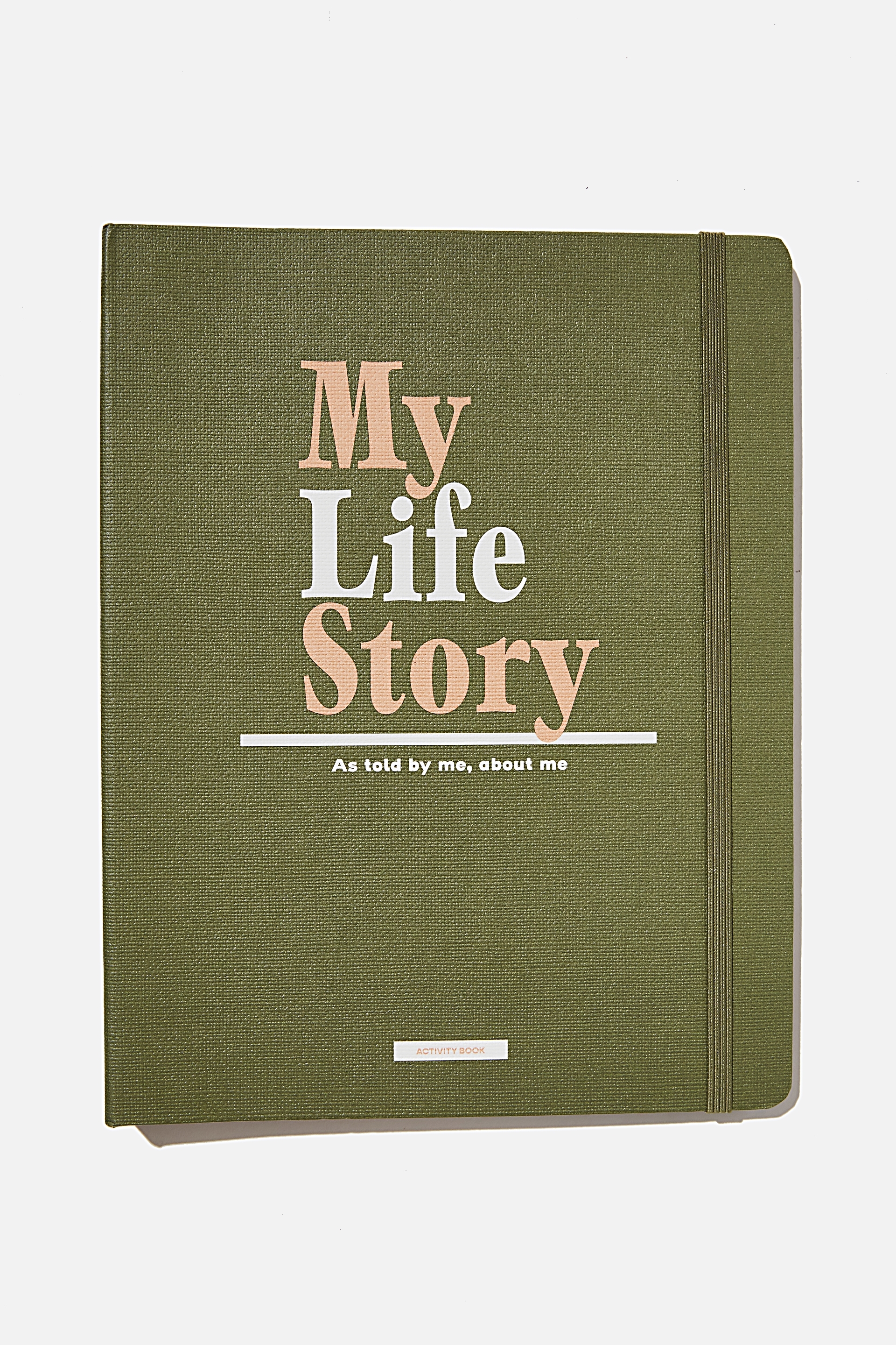 Typo - Large Premium Activity Journal - My life story