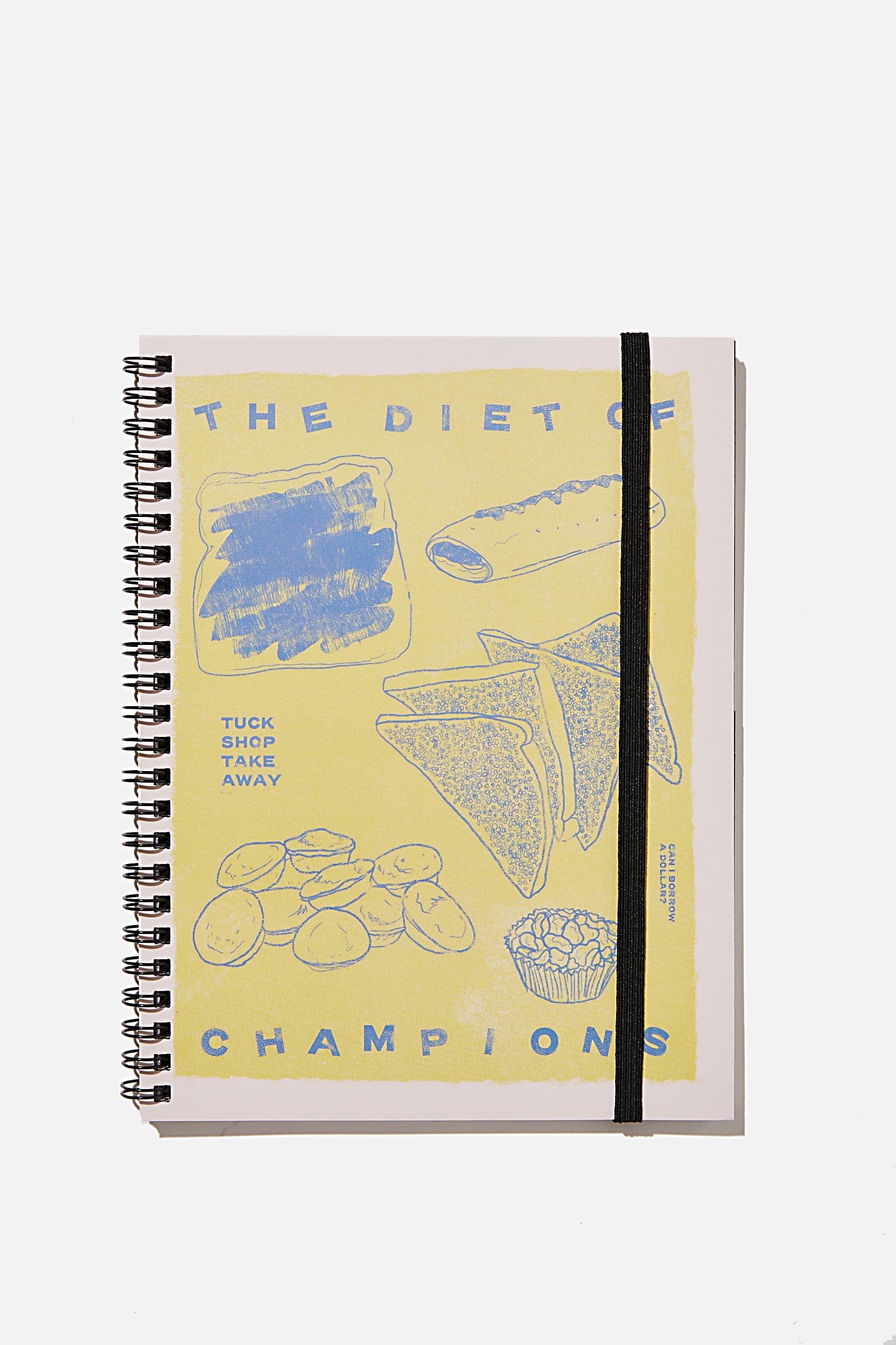 Typo - A5 Spinout Notebook Recycled - Rg aus diet of champions