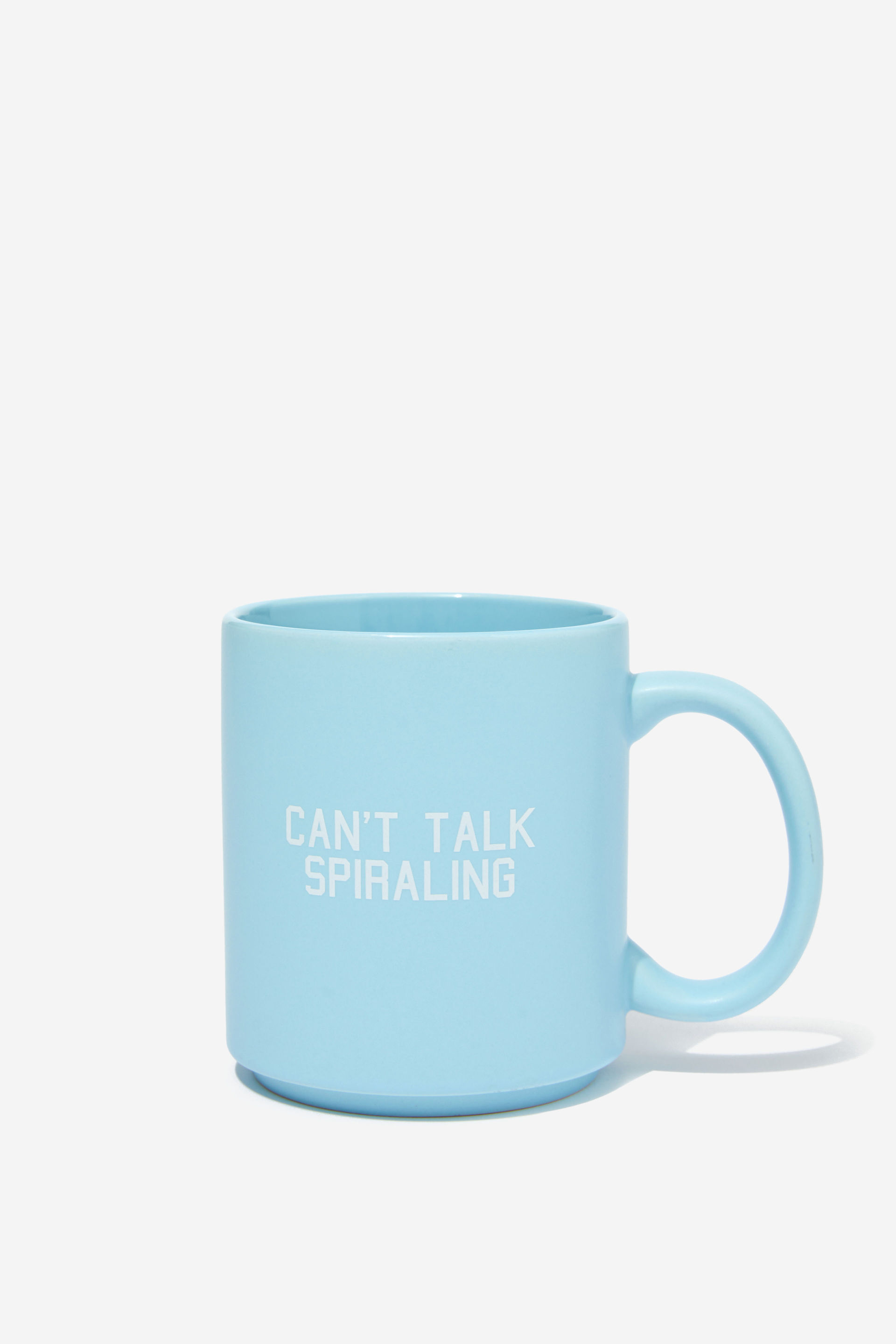Typo - Daily Mug - Can t talk spiraling