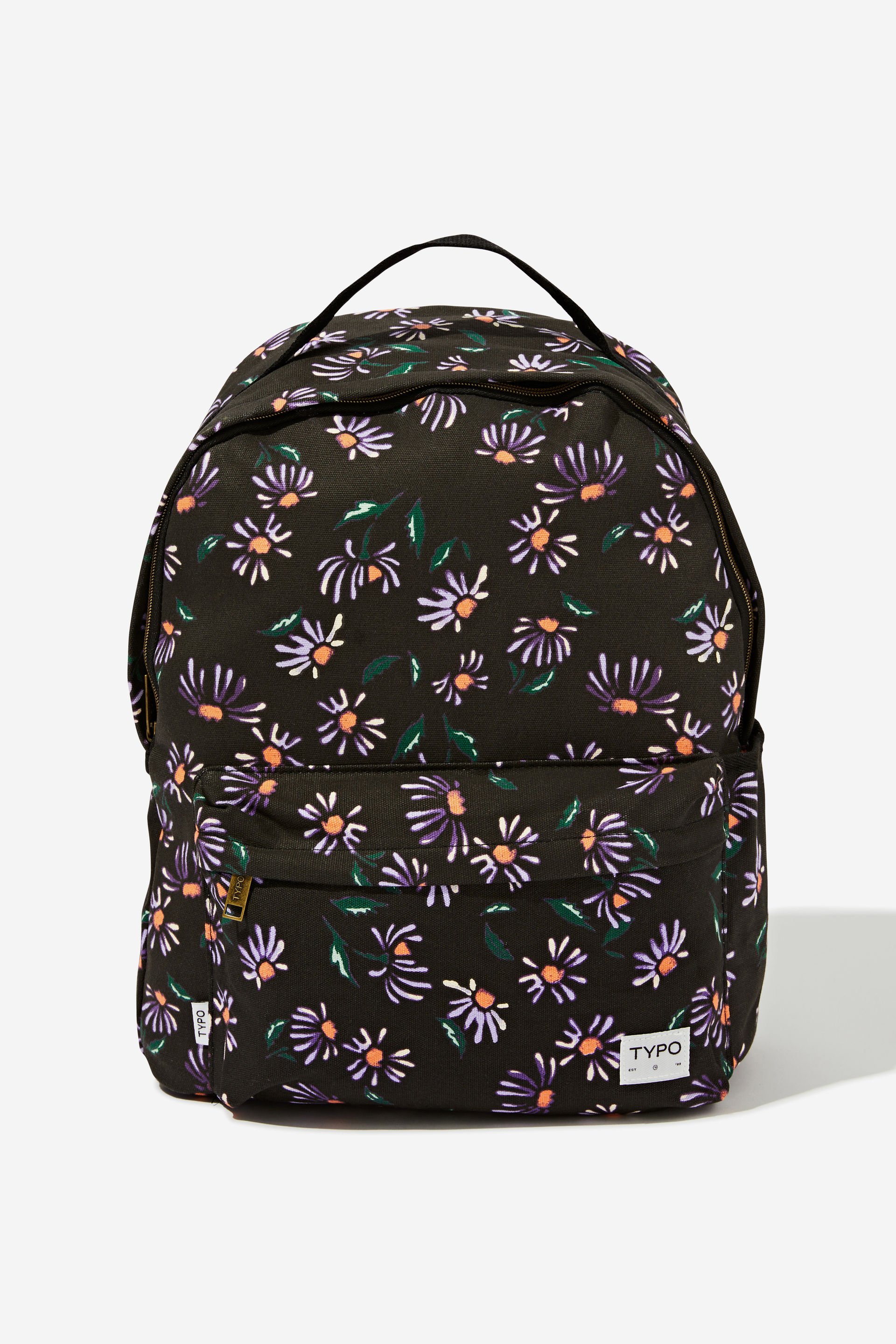 Typo - Alumni Backpack - Daisy crayon / black