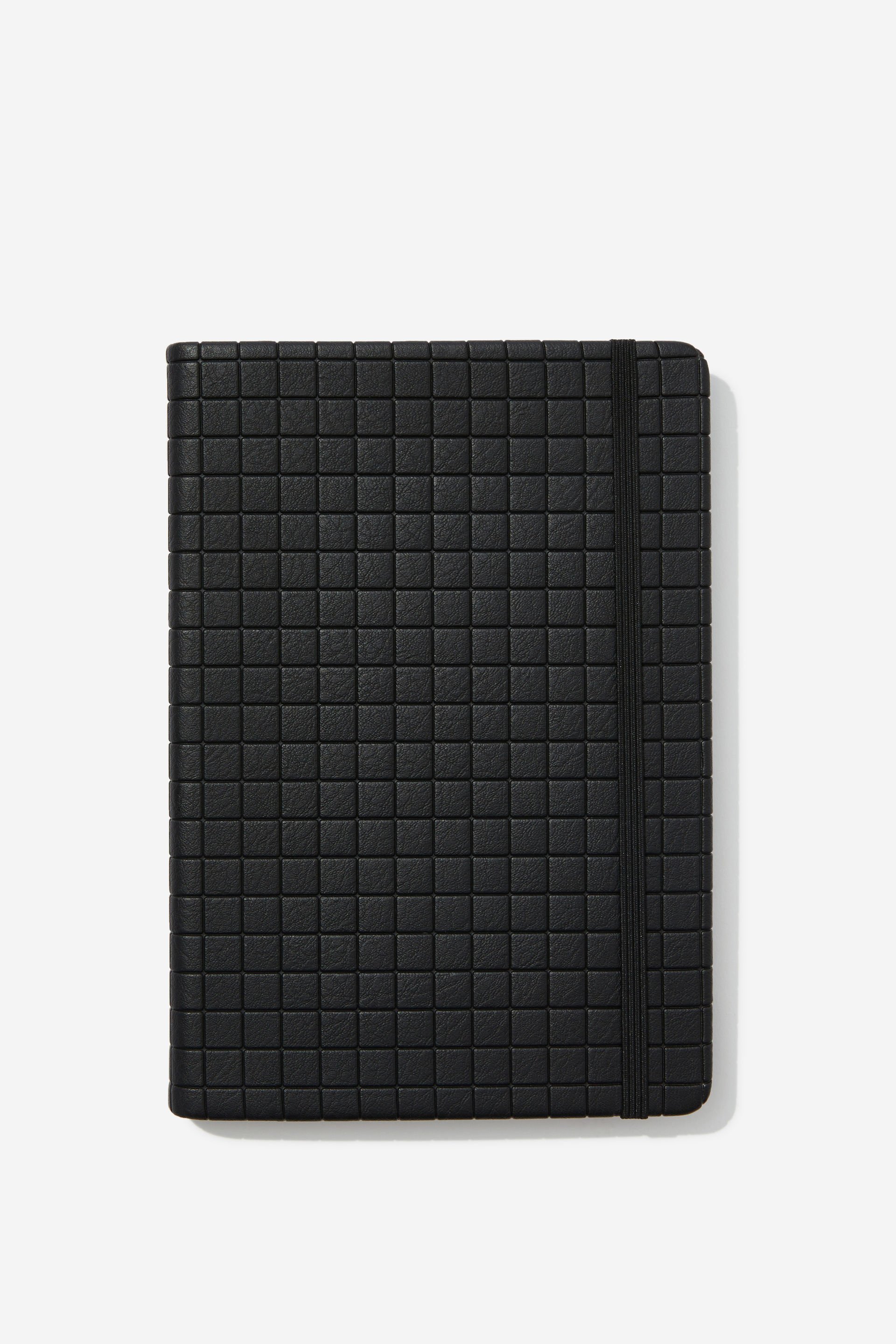 Typo - A5 Premium Buffalo Journal - Grid black debossed