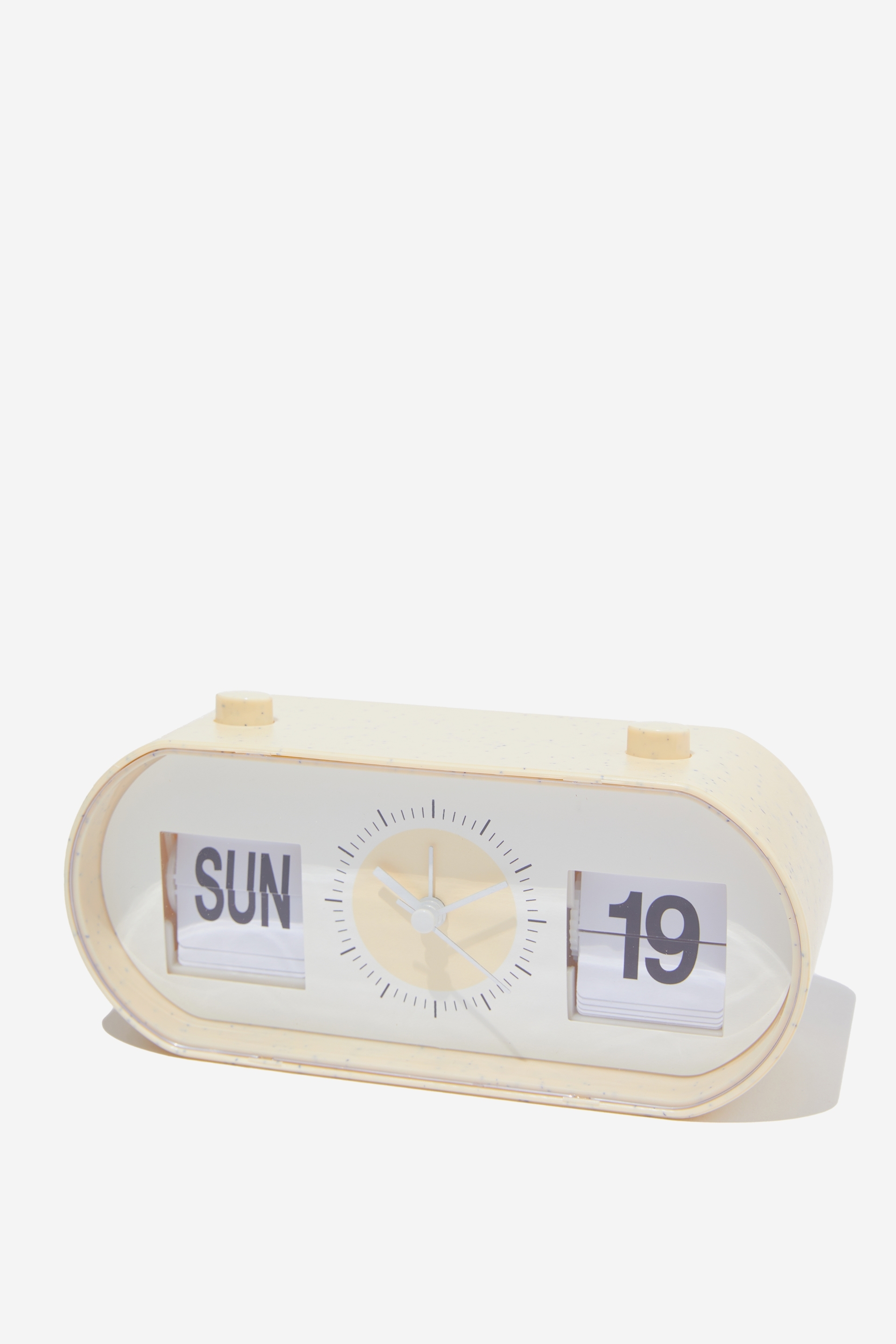 Typo - Flip Clock V2.0 - Ecru speckle