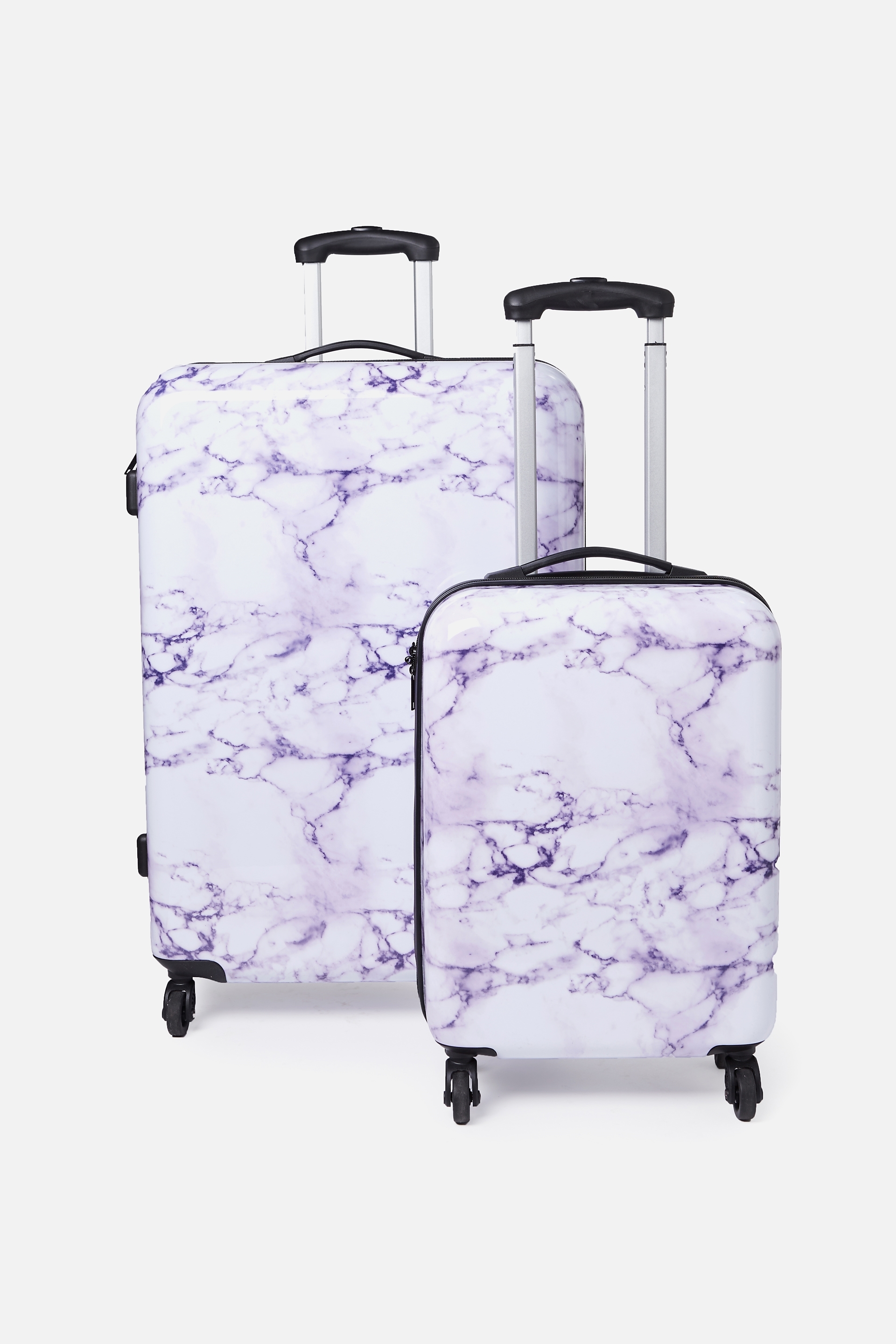 luggage sets marble