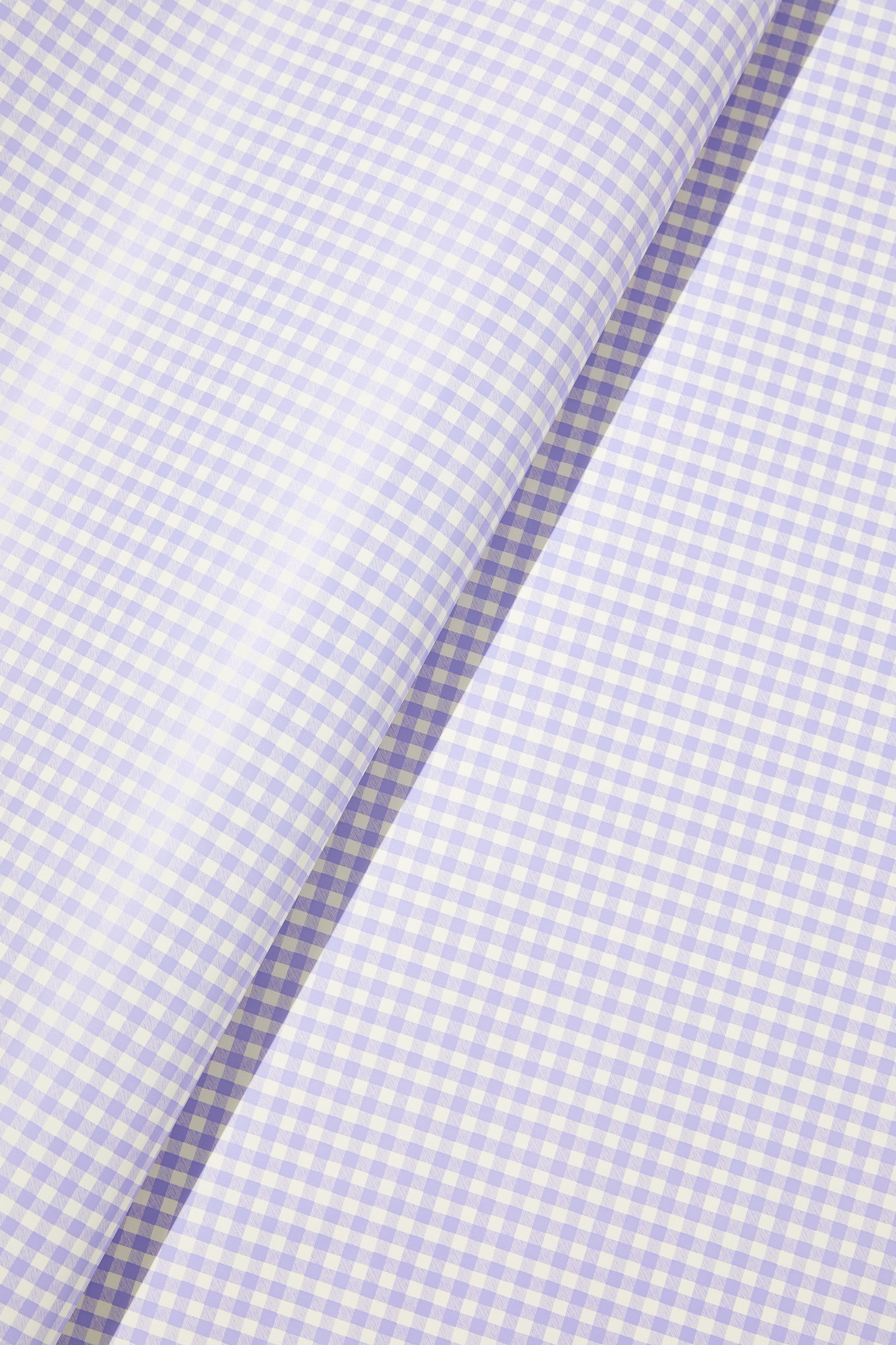 Typo - Roll Wrapping Paper - Soft lilac gingham