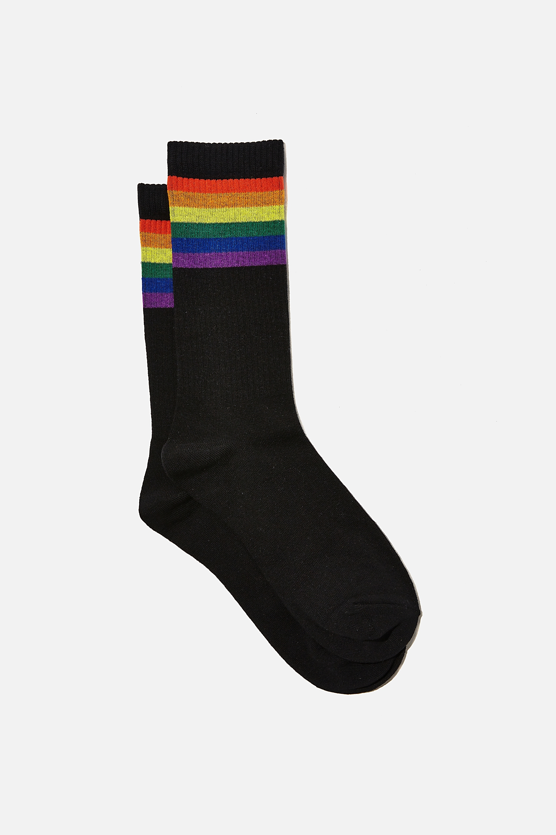Typo - Socks - Rainbow tube black