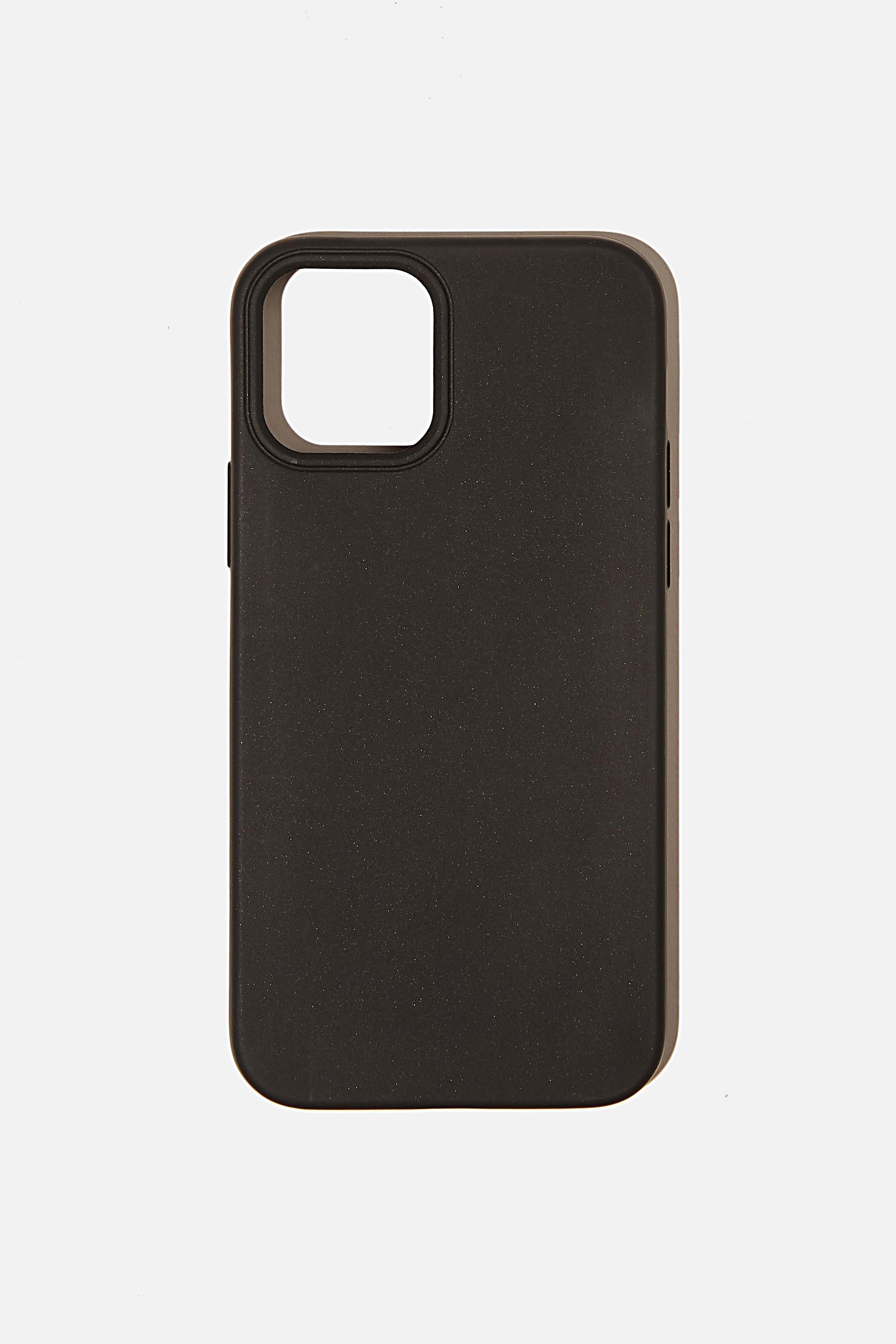 Typo - Recycled Phone Case Iphone 12, 12 Pro - Black