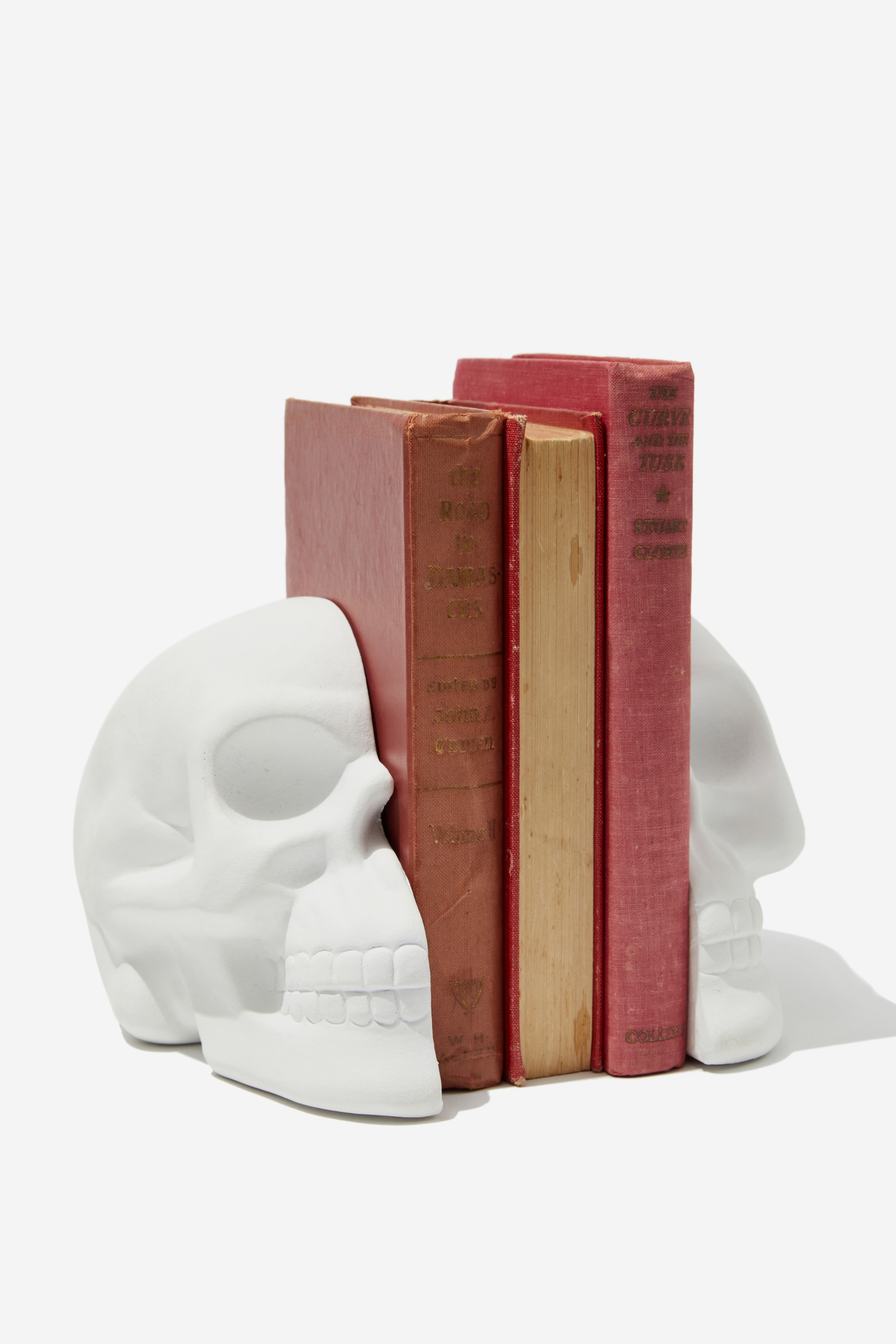 Typo - Blocked In Book Holder - White skull!